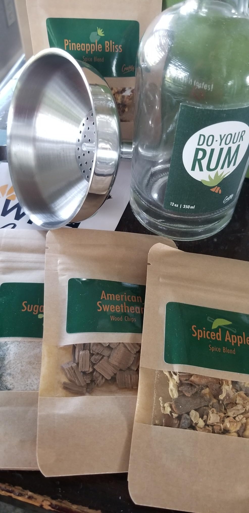 Gin Infusion Kit by Craftly | Natural Botanicals for Homemade Cocktails | Cocktail Making Kit | Birthday Gifts for Him & Her | Gifts for Men & Women | Includes Spices & Bottle customer photo 1