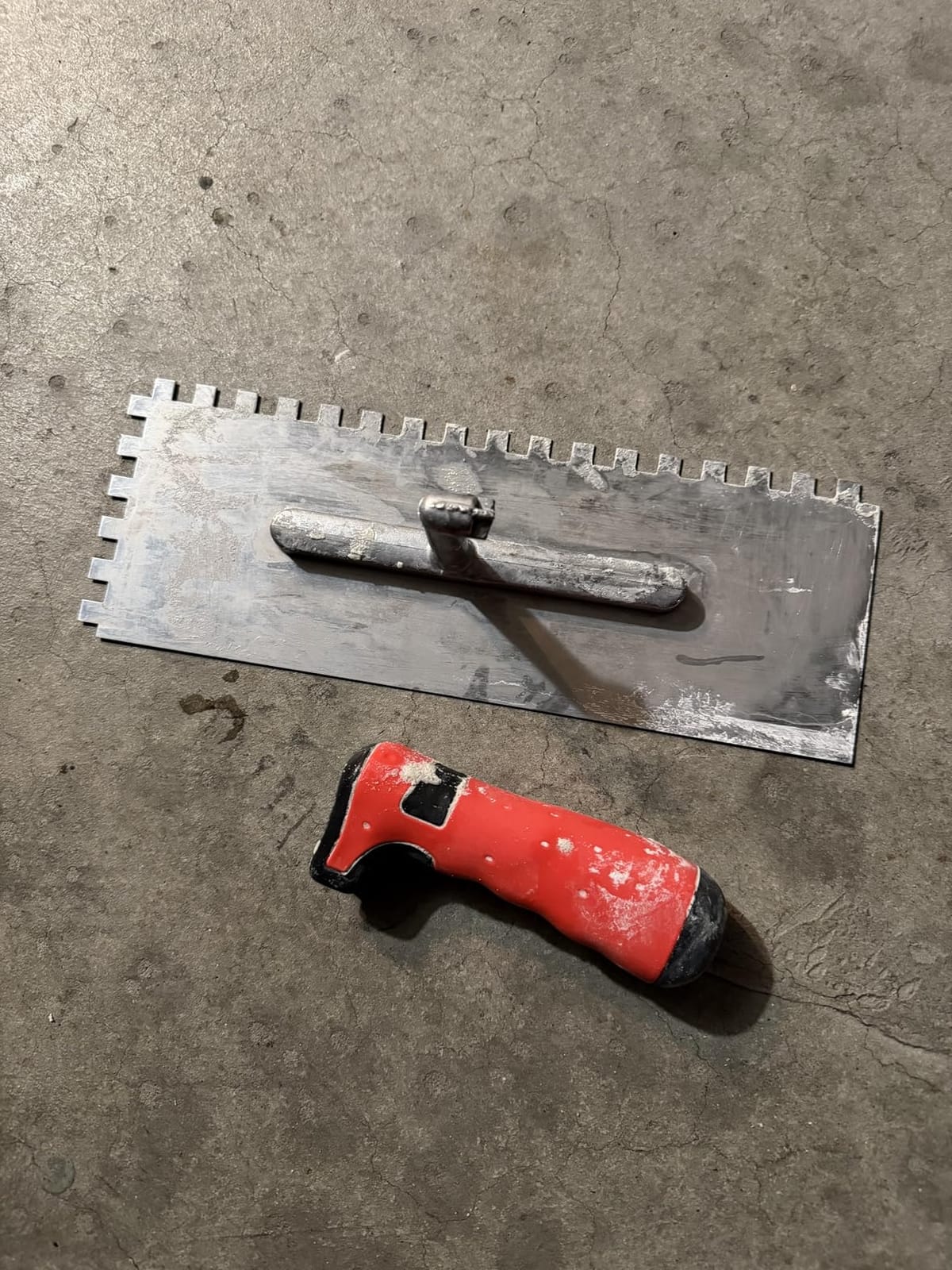 Tile Tools Stainless Steel Square Notch Trowel Set Plus Rubber Grout Float and Grout Sponge for Tiling Installation Grouting customer photo 1