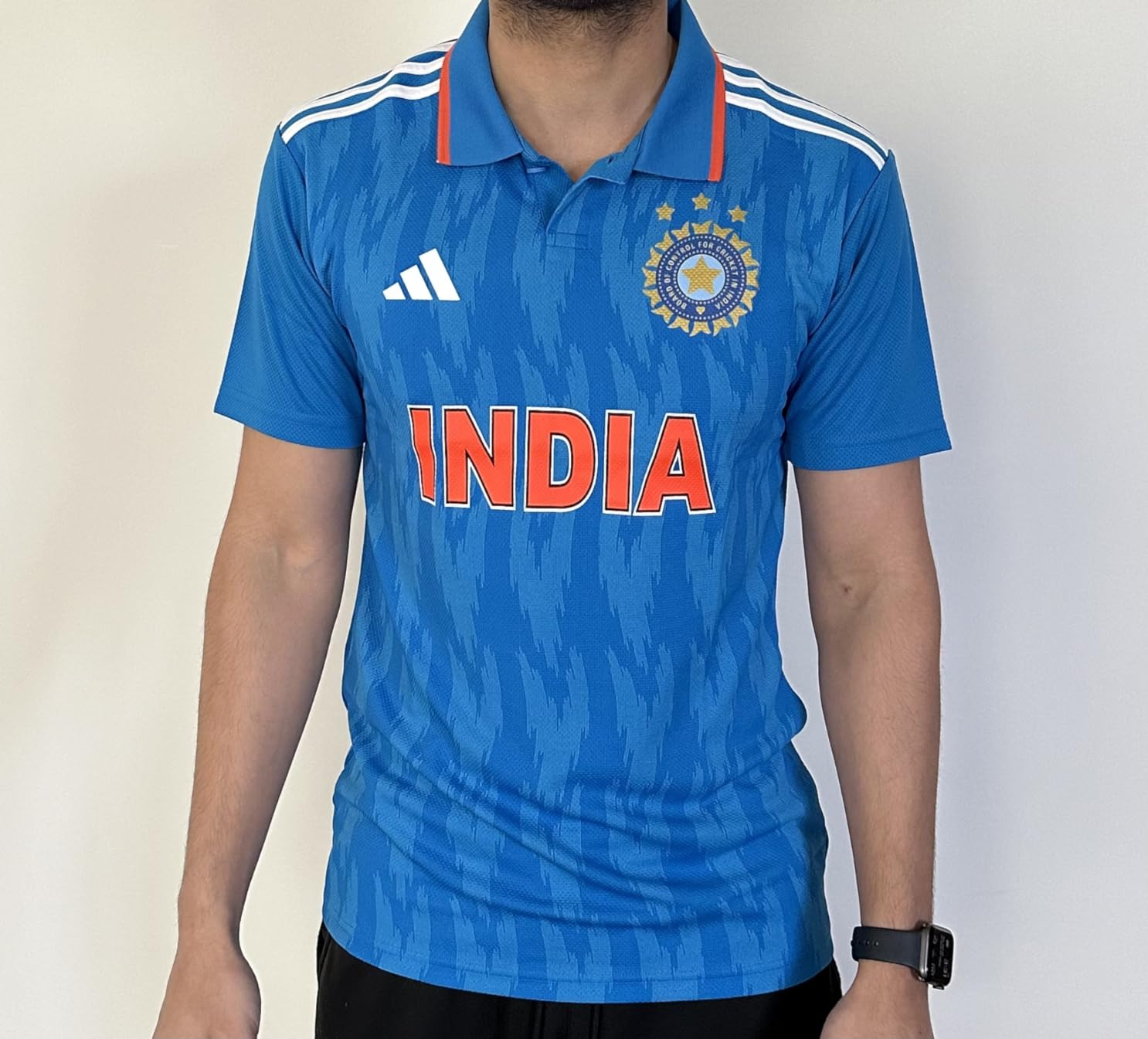 adidas Mens Official India Cricket ODI Fan Coat customer photo 1