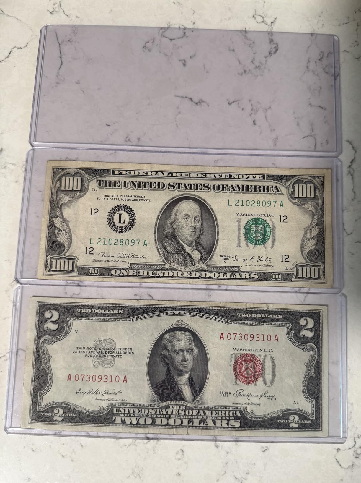 35PCS Banknote Holders Top-Load Currency Money Sleeves for Bills customer photo 1