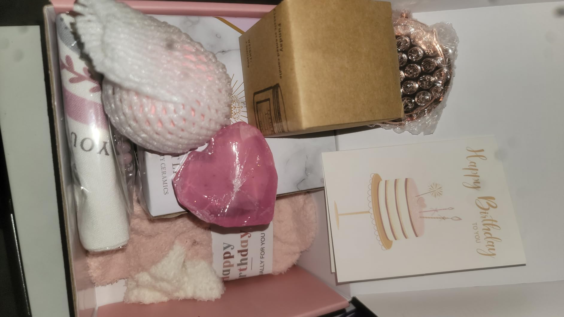 Birthday Gifts for Women Happy Birthday Gift Baskets for Women Unique Not A Day Over Fabulous Mug Gift ideas Pink Gifts Box Set Presents for Her Friends Mom Sister Wife Coworkers Daughter Aunt Mom customer photo 2