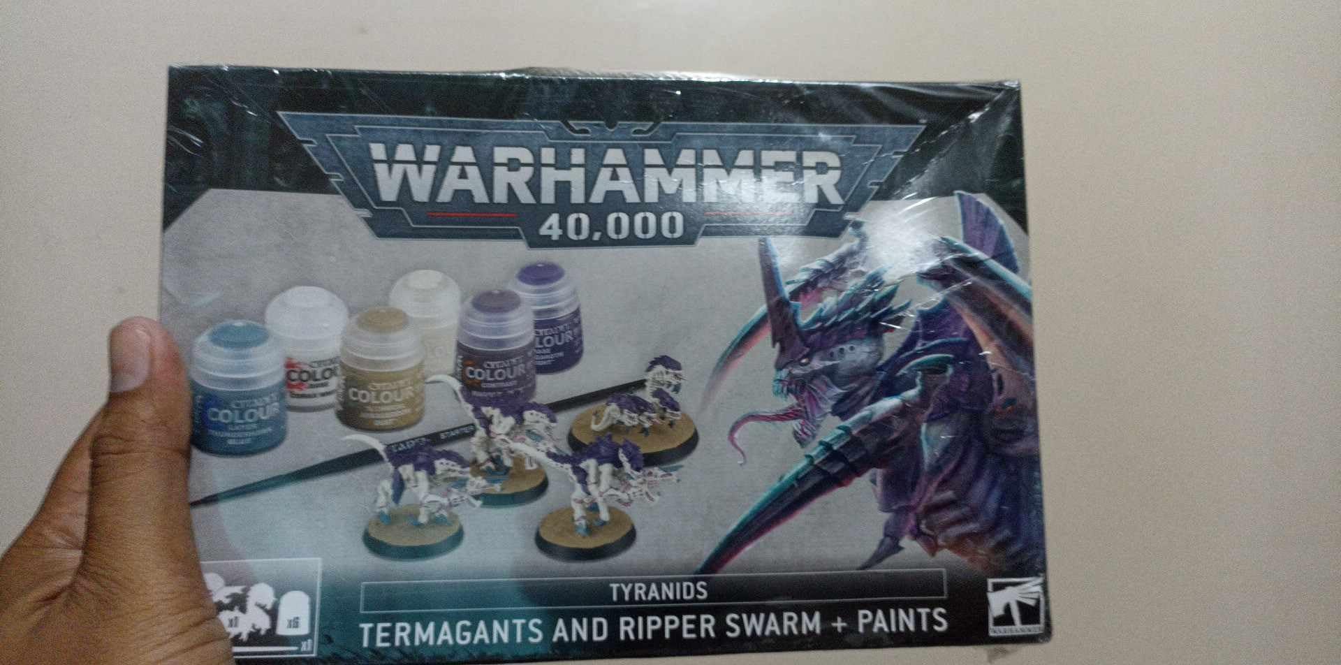 GAMES WORKSHOP Warhammer 40K - Tyranids - Termagants and Ripper Swarm & Paints Set customer photo 1