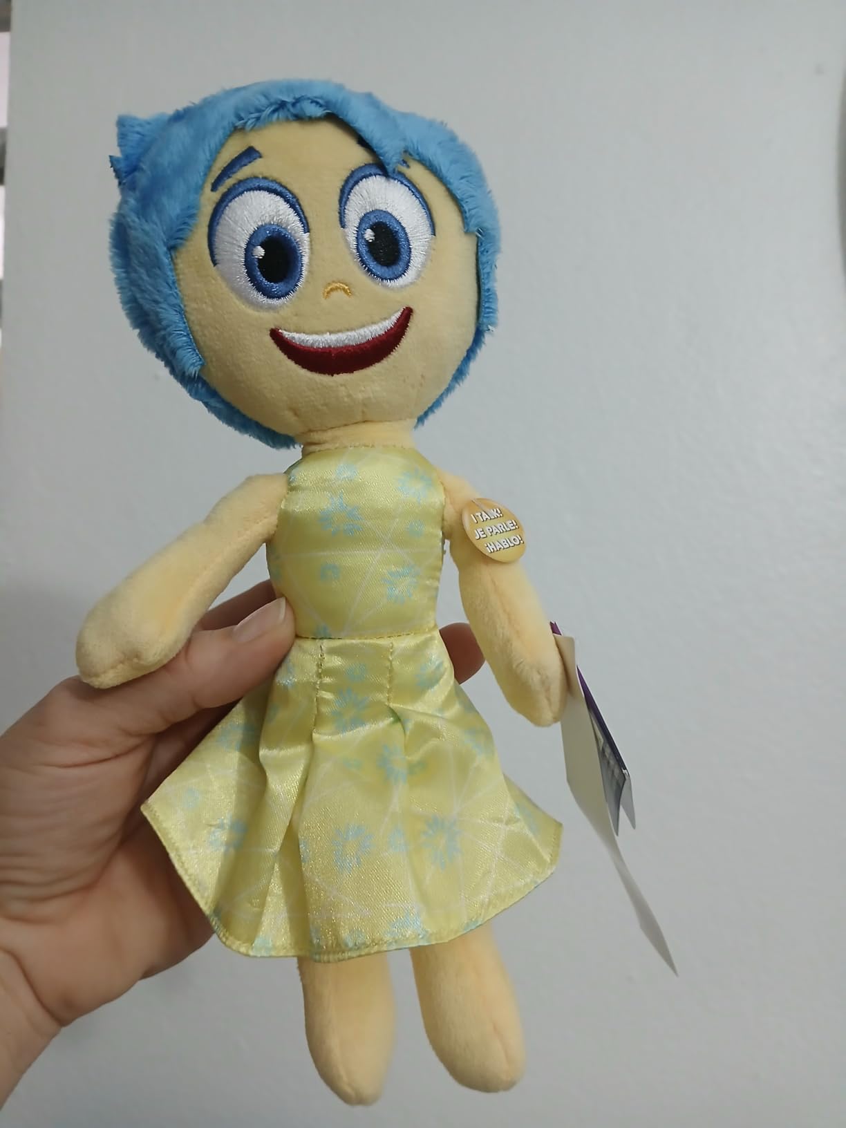 Inside Out 2 Talk It Out Small Plush - Joy, Kids Toys for Ages 3 Up by Just Play customer photo 2
