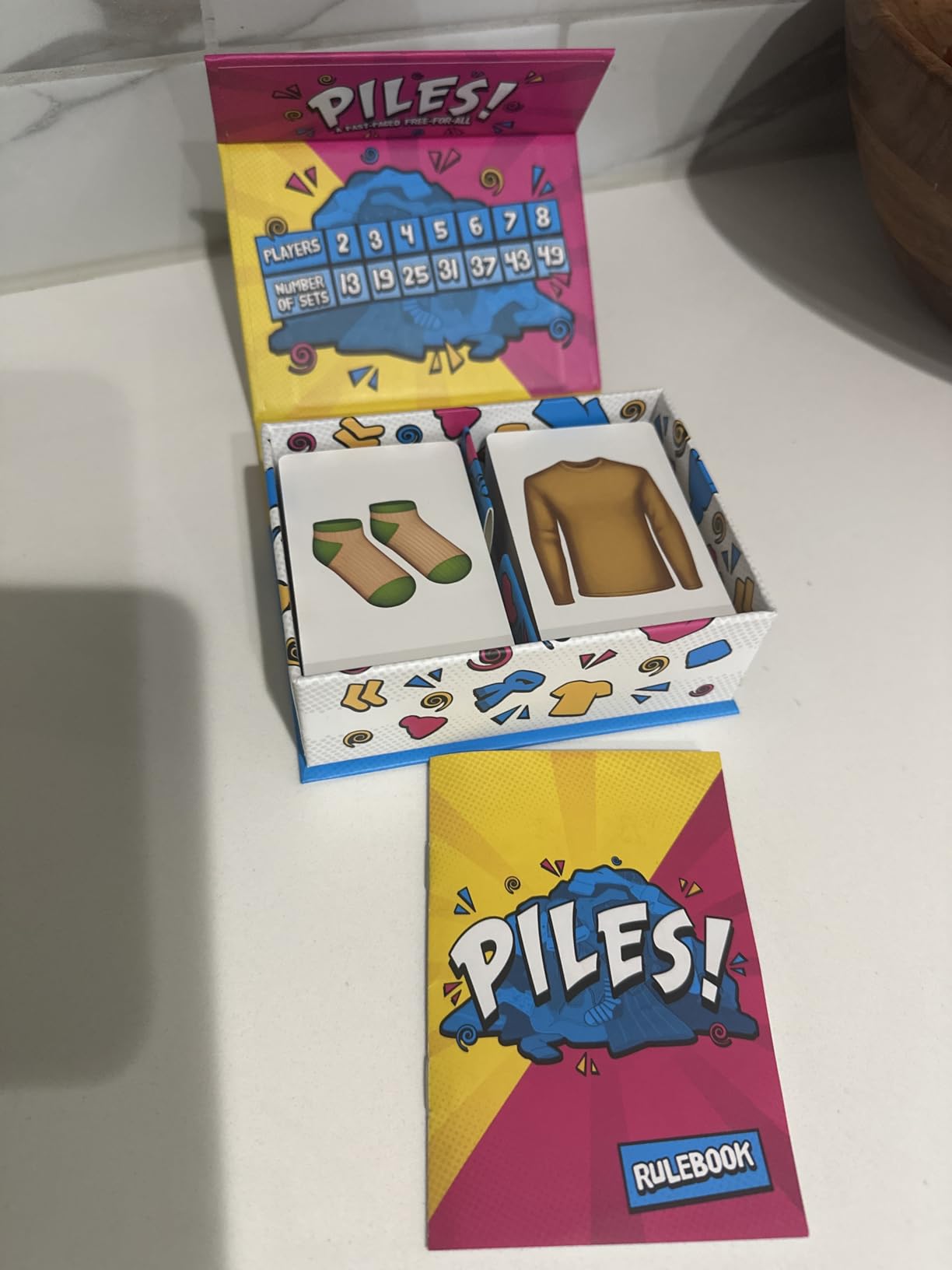Piles – Card Games – for Kids 8 and Up – Family Game Night customer photo 2