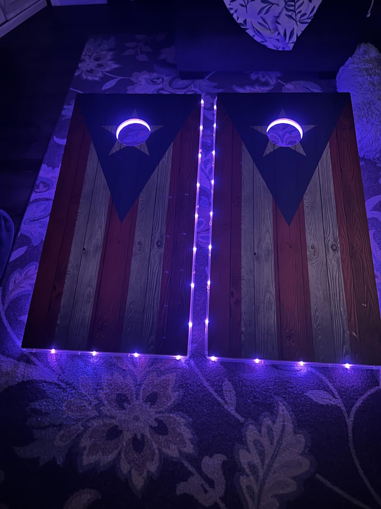 TossBrightz LED Cornhole Lights (Set of Two) - Weather Resistant Kit customer photo 2