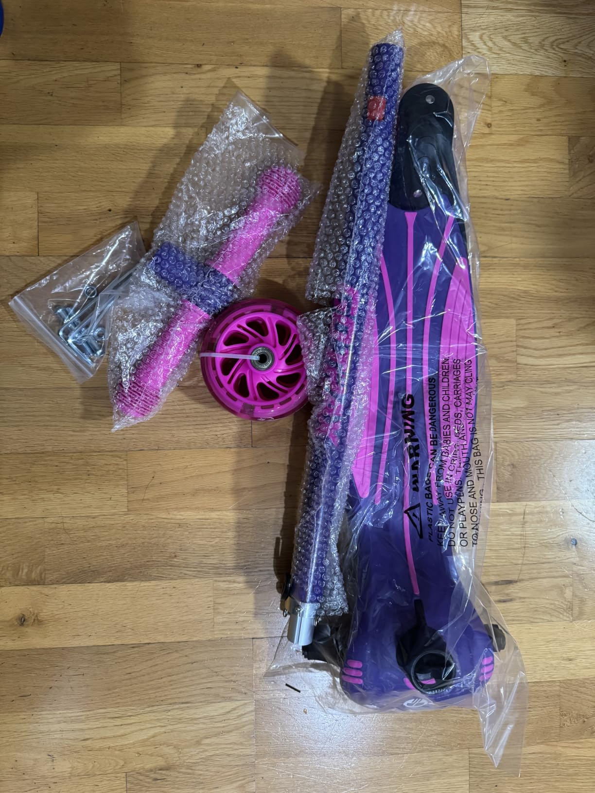 Gotrax KS1 Kids Kick Scooter, 3 Wheels for Boys & Girls 2-8, Gifts | LED Light-Up Wheels, 3 Adjustable Handlebar, Easy Assembly, Lightweight, Wide Anti-Slip Deck, Lean to Steer, Max Load 110 lbs customer photo 1