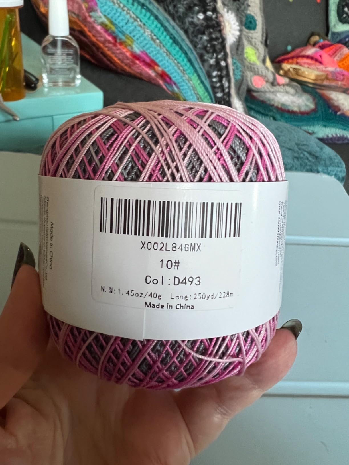 golo Crochet Thread Size 10 Multicolored Yarn for Crocheting D014 customer photo 2