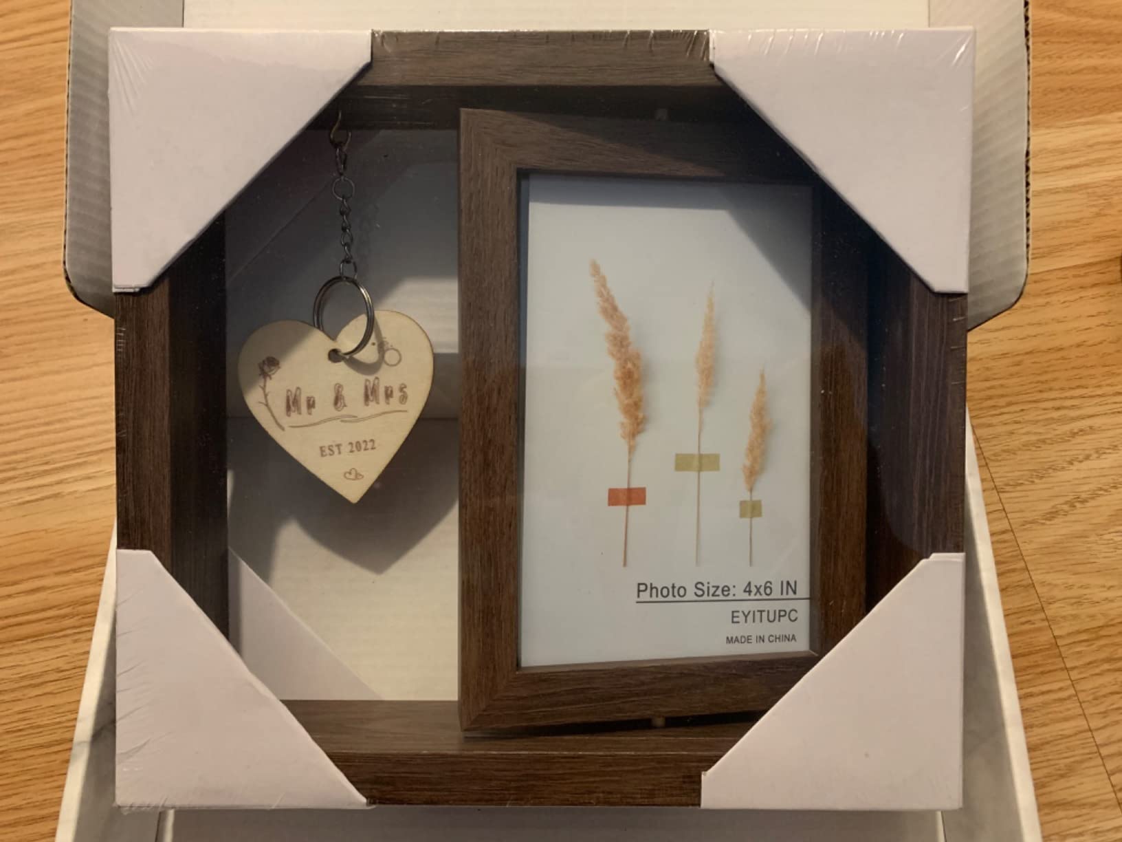 EYITUPC Rotating Wood Maid of Honor Picture Frame Gifts from the Bride customer photo 2