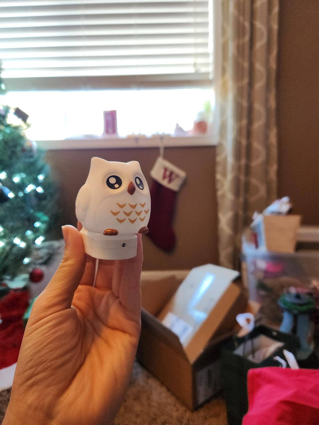 L LOHAS LED Night Light for Kids, 3D Owl Night Light Plug in Wall | Dusk to Dawn Sensor, 8-Color Changing+Soft White 3000K, 3 Lighting Modes, Nursery Night Lights, Children, Room Decor customer photo 1