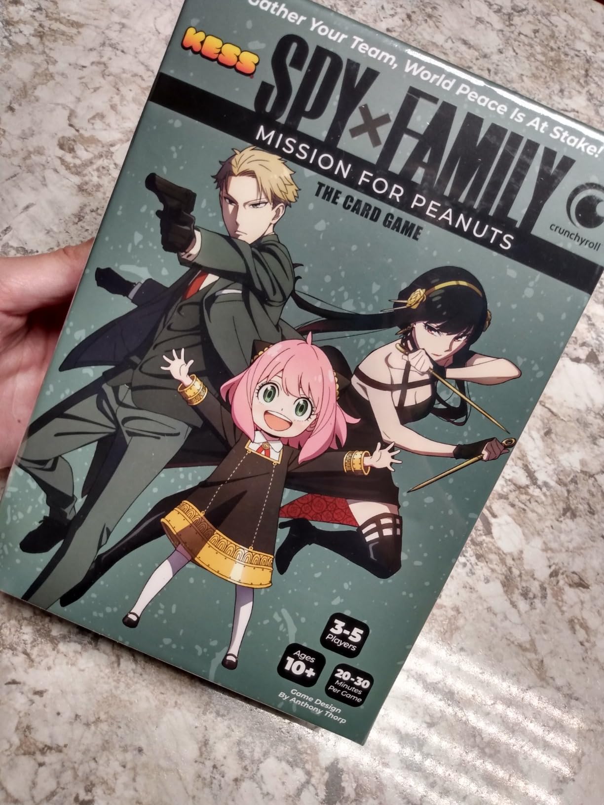 KESS Spy x Family Mission for Peanuts - Deduction & Bluffing Card Game | Fast-Paced Anime & Manga Character Roleplay, Strategy Game for 3-5 Players, Ages 10+ customer photo 1