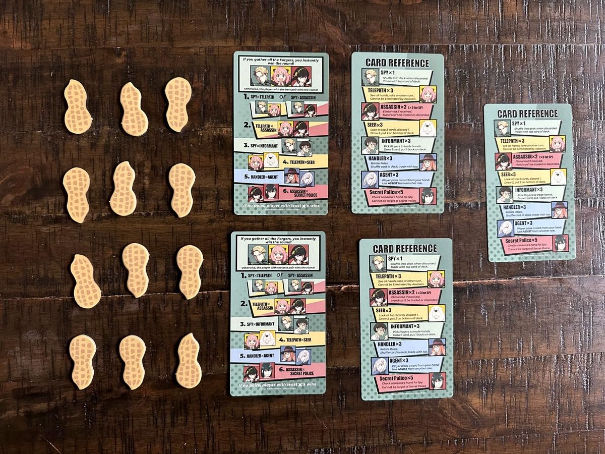 KESS Spy x Family Mission for Peanuts - Deduction & Bluffing Card Game | Fast-Paced Anime & Manga Character Roleplay, Strategy Game for 3-5 Players, Ages 10+ customer photo 2