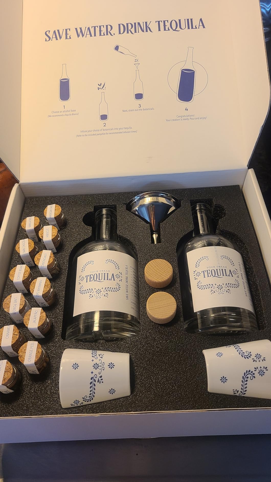 Tequila Gifts for Men – Tequila Infusion Kit - Bourbon Old Fashioned Set customer photo 1