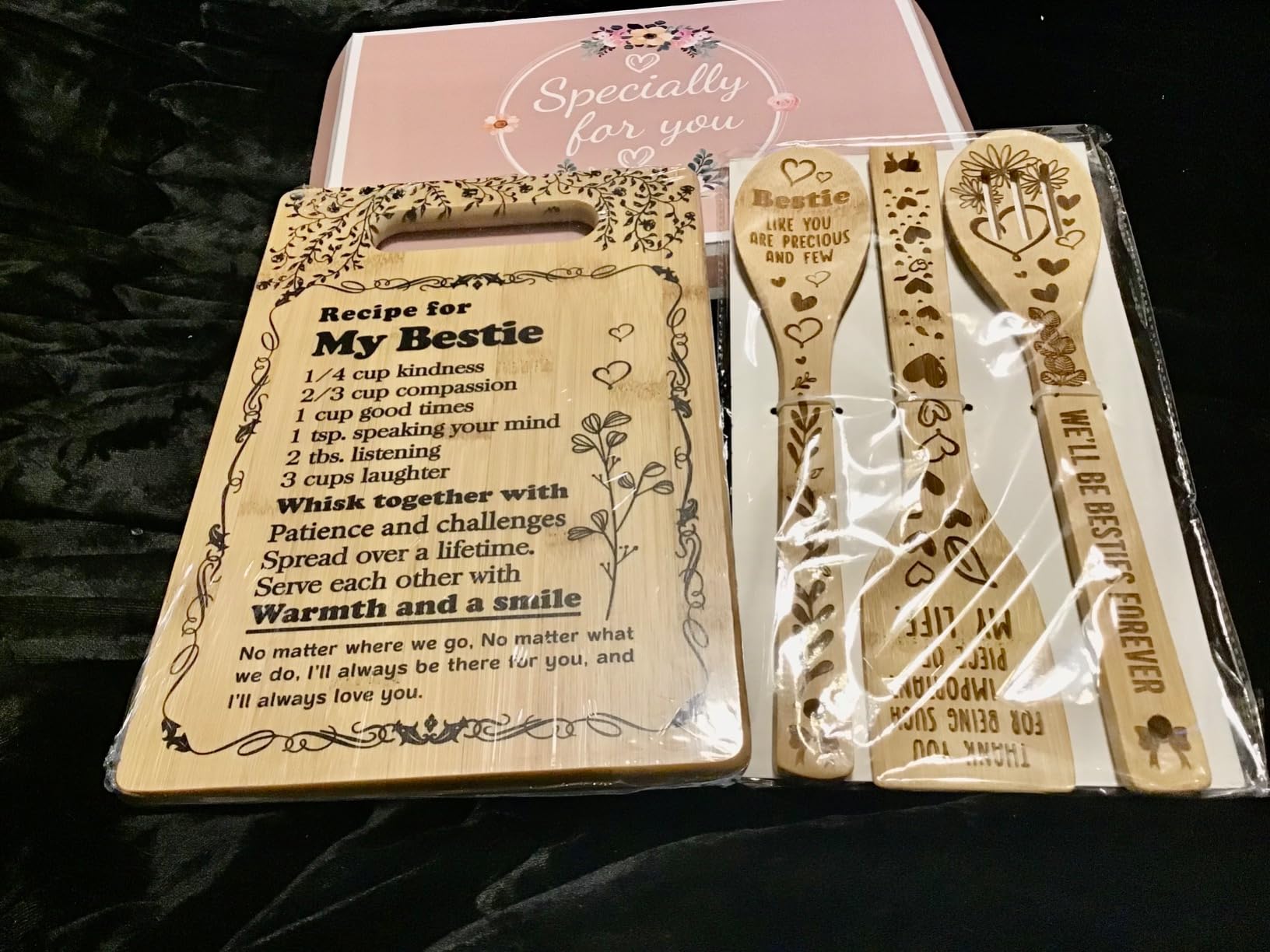 Great Gifts for Bonus Mom from Daughter Son Dad Best Bonus Mom Ever Gifts | Christmas Birthday Gifts for Bonus Mom Bonus Mother New Mom Stepmom to My Mom Cutting Boards customer photo 2