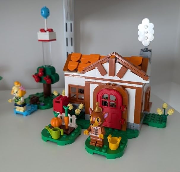LEGO Animal Crossing Isabelle’s House Visit, Buildable Creative Toy Set for Kids, Includes Fauna and More Animal Crossing Toy Figures, Video Game Birthday Gift for Girls and Boys Ages 6 and Up, 77049 customer photo 2