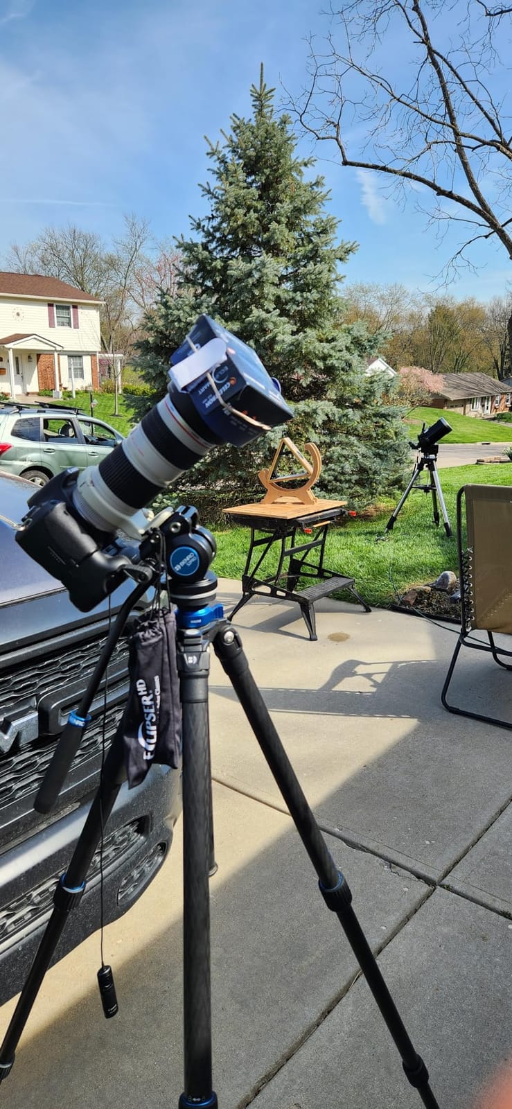 Celestron EclipSmart Universal Solar Filter for Telescopes | ISO 12312-2 Compliant, Observe Eclipses & Sunspots, Fits 75-100mm Telescope Tubes, Safe White-Light Viewing, Easy Install customer photo 1