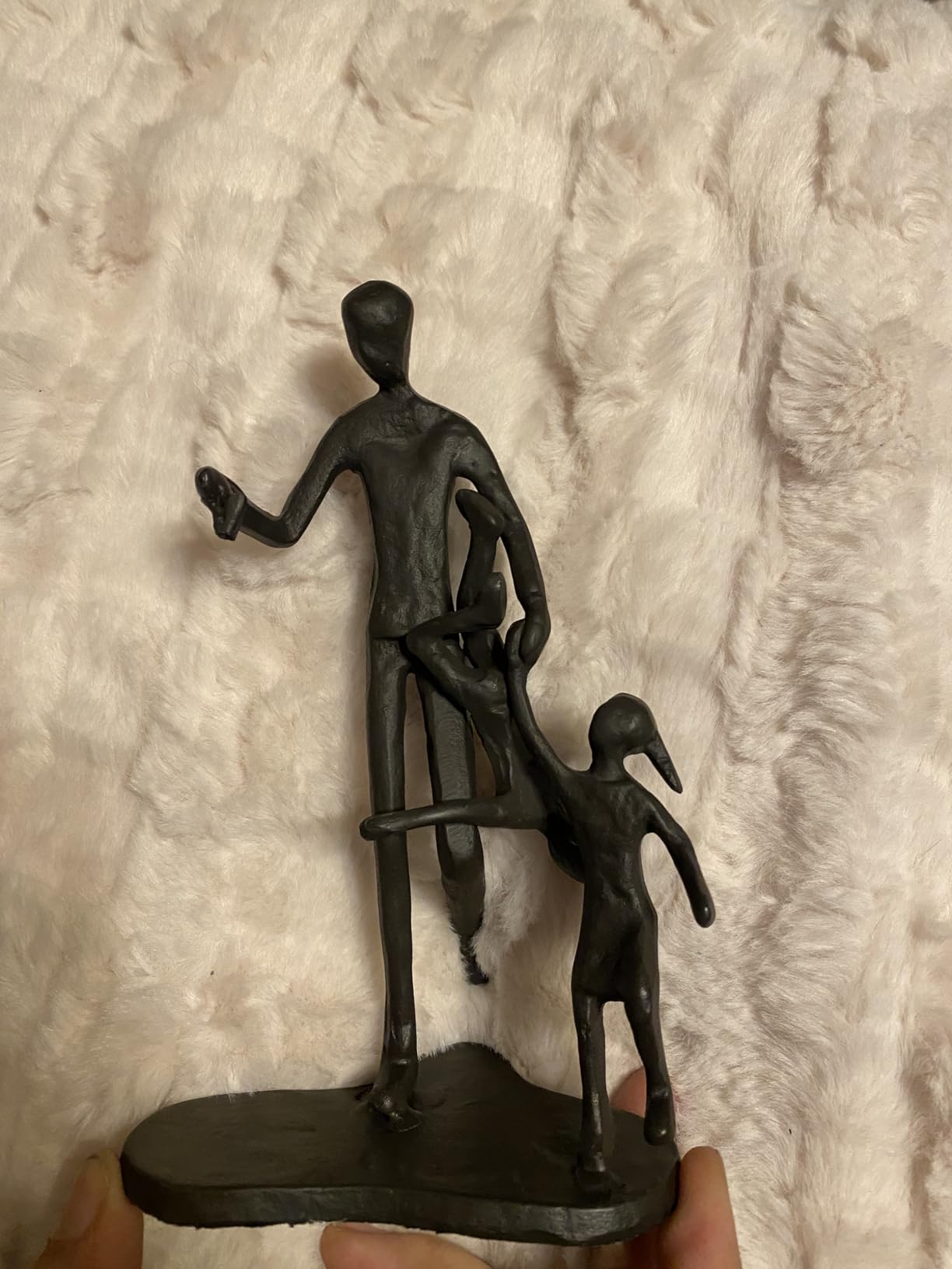 Sziqiqi Dad Gifts from Daughter for Birthday: Dad and Daughter Figurine customer photo 1