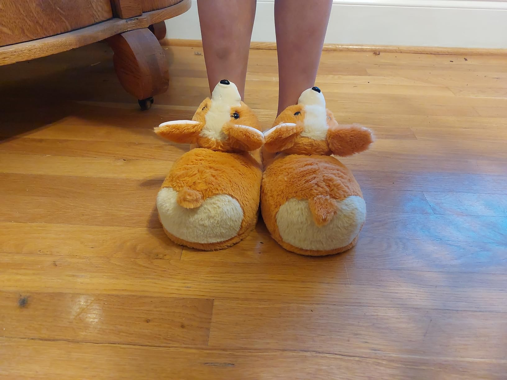 Funny Animal Slippers for Women, Cartoon Cute Fluffy Animal Slippers Cotton Soft Memory Foam Indoor Slippers, Birthday Gifts for Women customer photo 2