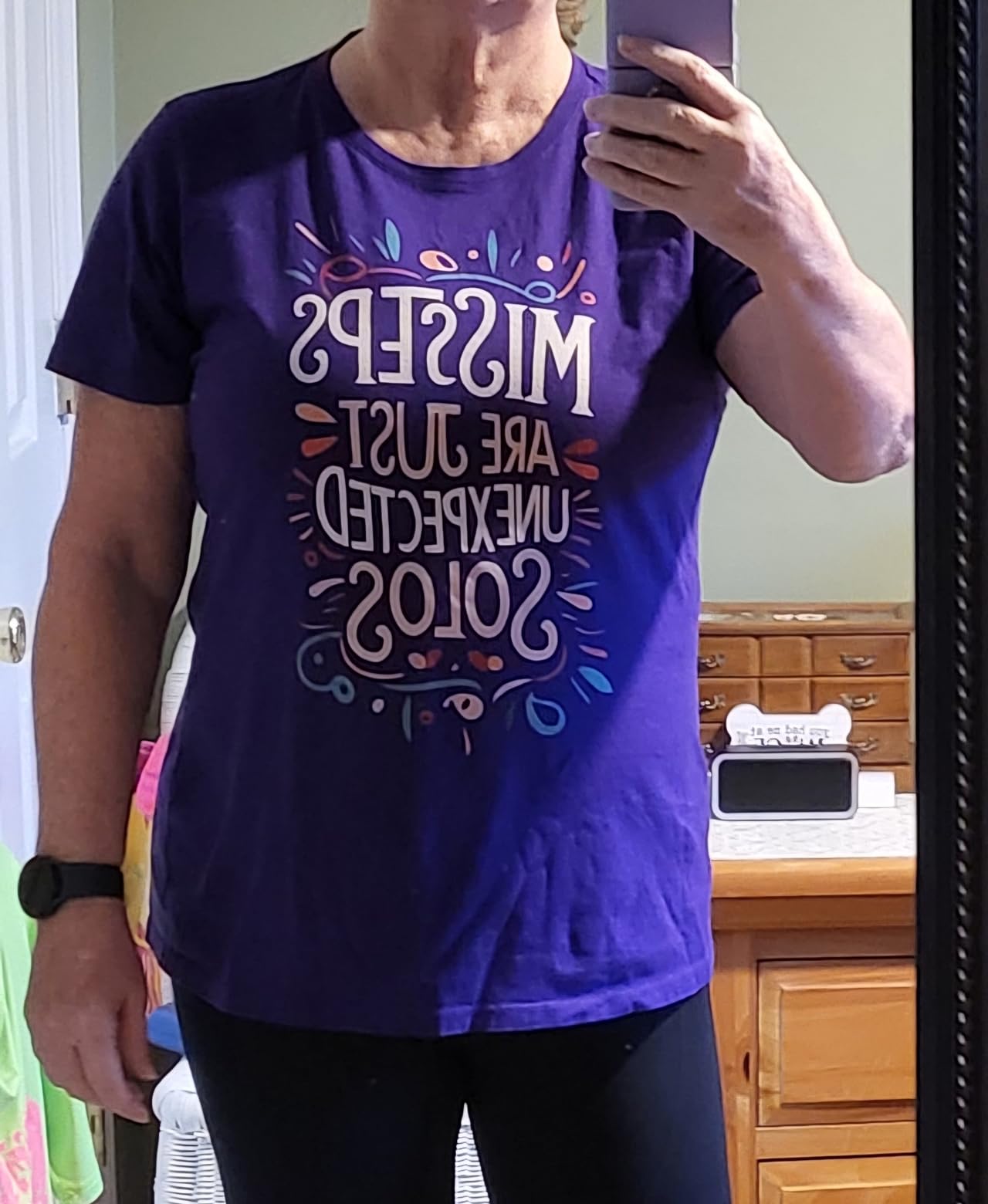 Line Dancer Funny Line Dance Quote T-Shirt Tee for Line Dancing Lovers customer photo 1