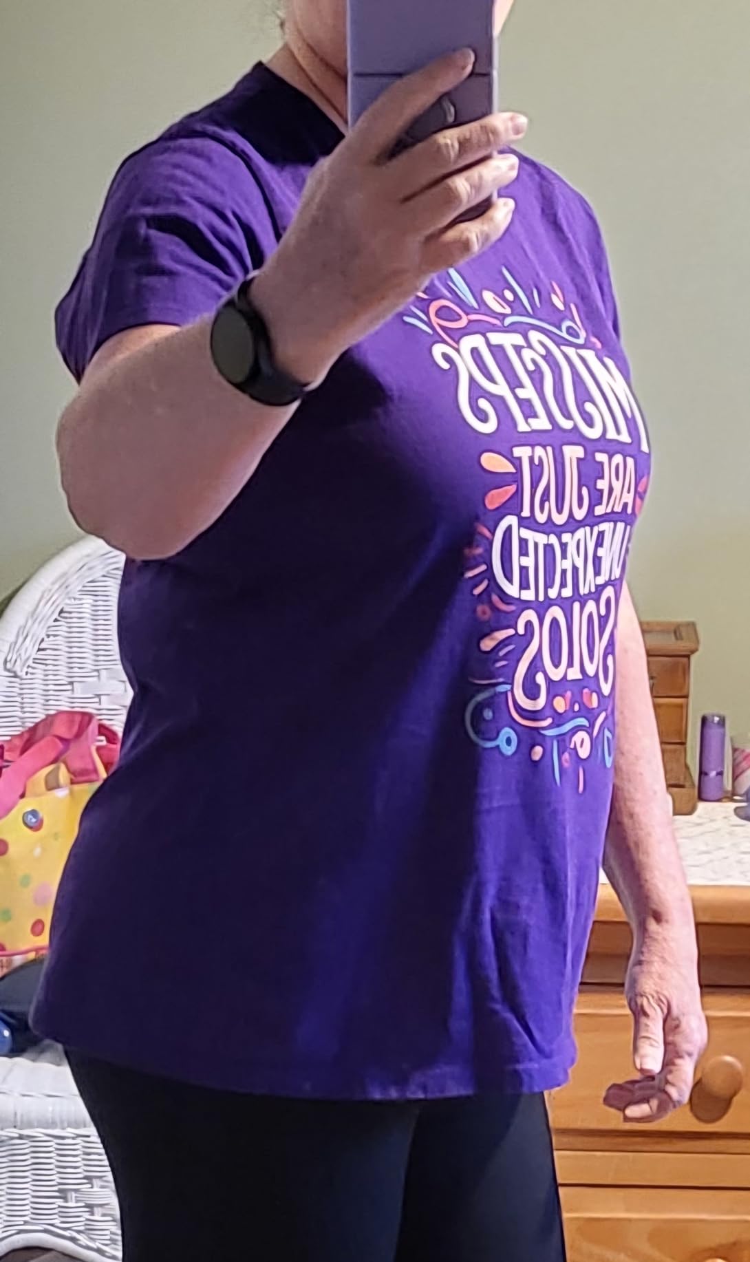 Line Dancer Funny Line Dance Quote T-Shirt Tee for Line Dancing Lovers customer photo 2