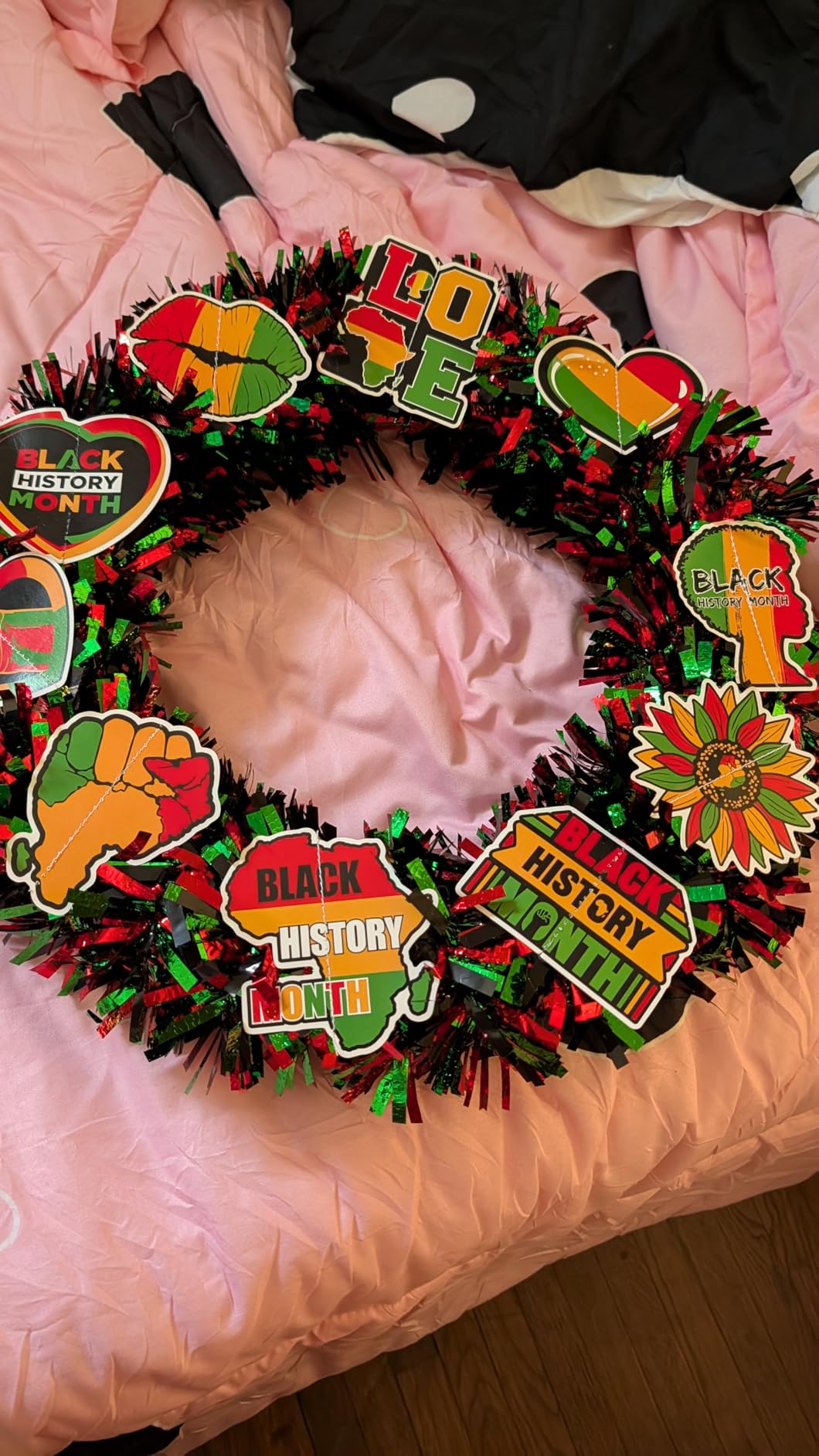 MARFOREVER Juneteenth Decorations Juneteenth Garland 3 Pcs 19.7 FT customer photo 1