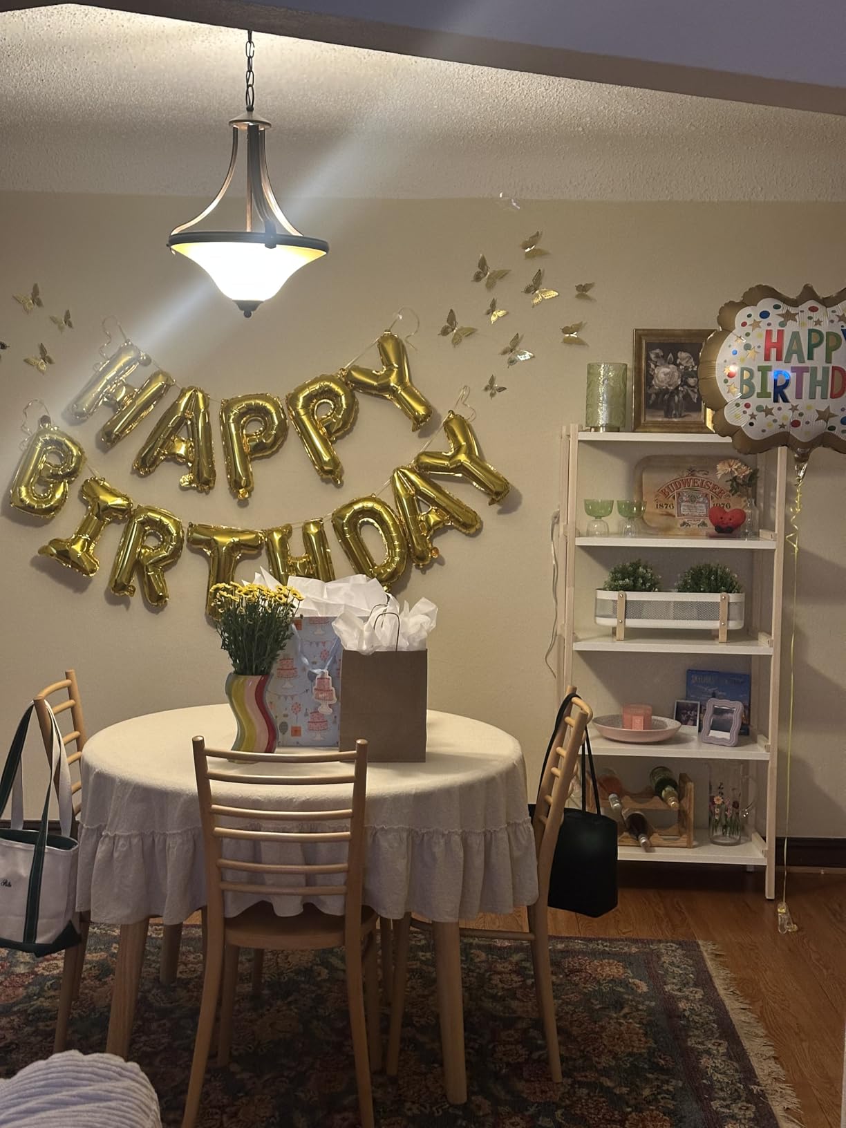PIGETALE Gold Happy New Year Balloons, 16 Inch customer photo 1