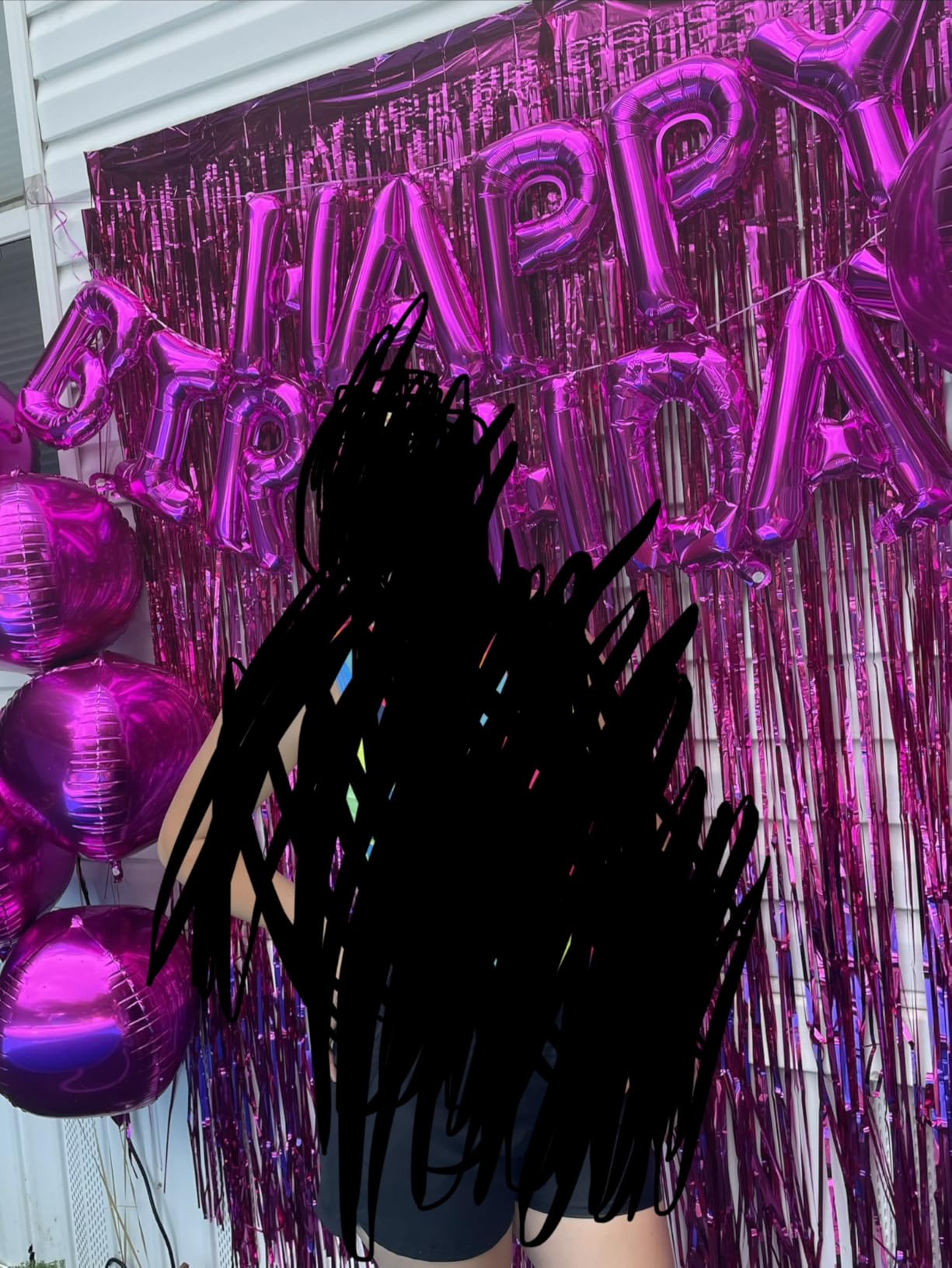 PIGETALE Gold Happy New Year Balloons, 16 Inch customer photo 2