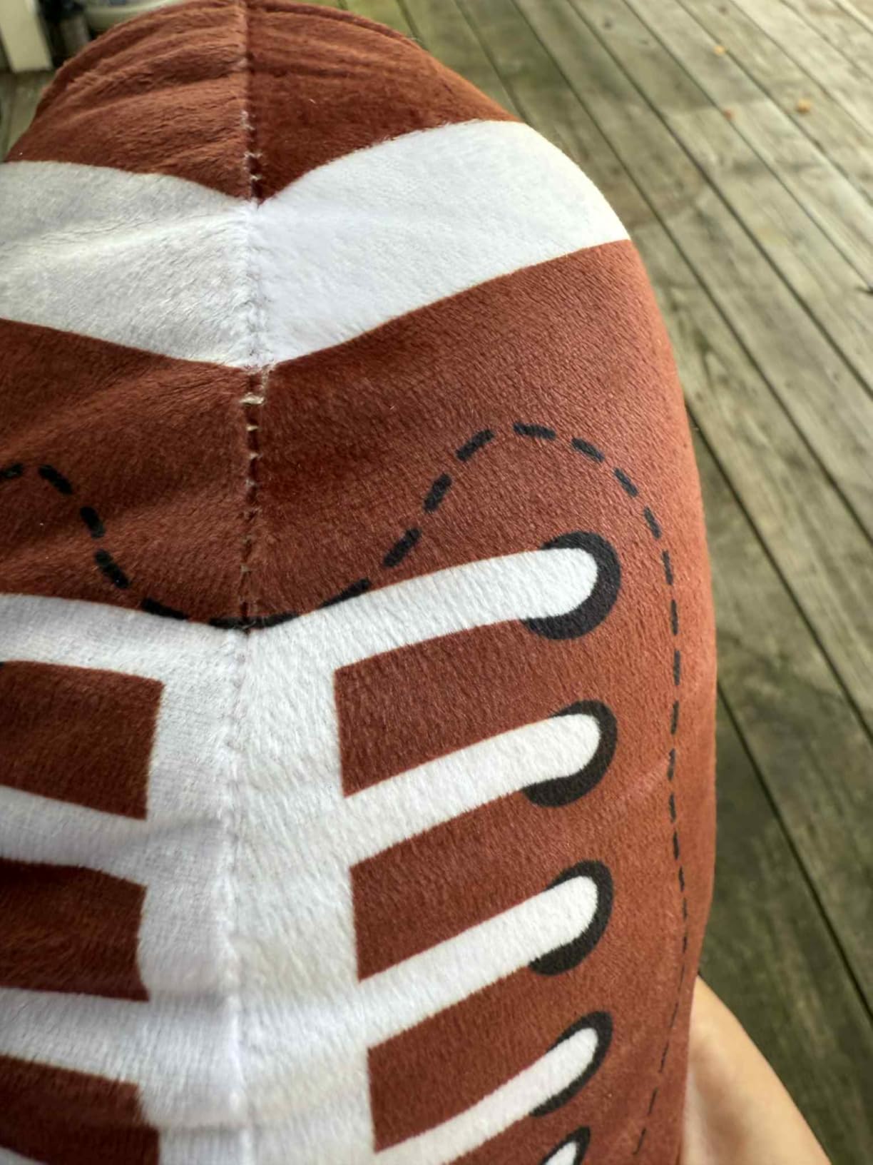 Halloscume 12 Inch All Star Ring Bearer Gift Football Plush Stuffed Fluffy Football Thank You Wedding Gift Will You Be My Ring Bearer Favor for Wedding Boys Girls Newborn Infant Kids Proposal Gifts customer photo 2