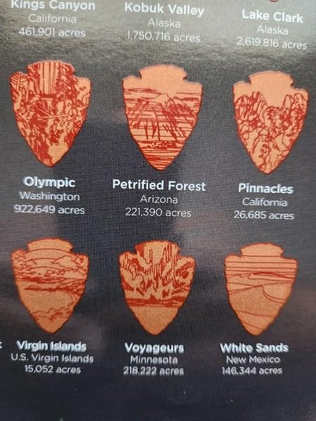 Palettes and Prints US National Parks Scratch Off Poster - Park Gifts | 12x16 National Park Posters - Scratch-Off Travel Map - National Park Decor - Map - Wall Art - Track Your Journey customer photo 1