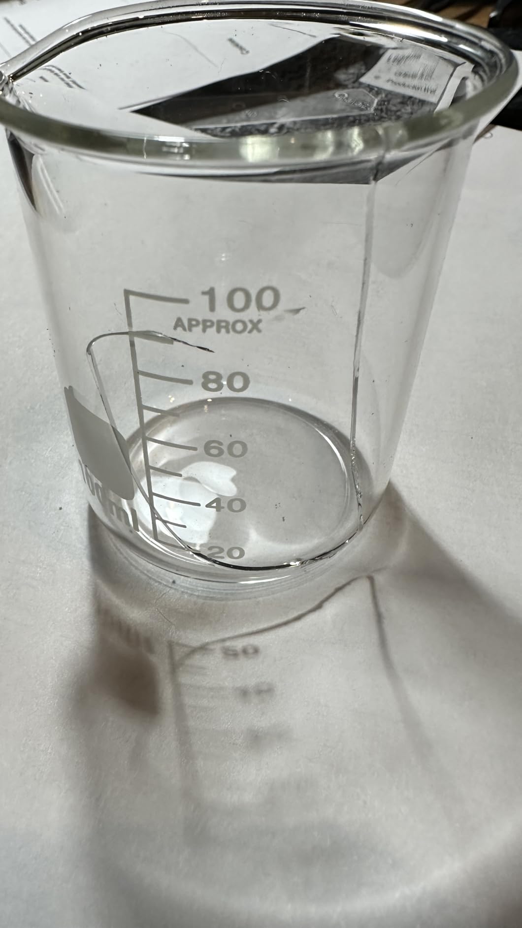 Glass Beakers Set, 5 Sizes - 10ml, 25ml, 50ml, 100ml, 250ml, 3.3 Borosilicate Beaker for Laboratories, Classrooms or Home, Griffin Low Form Lab Beakers customer photo 1