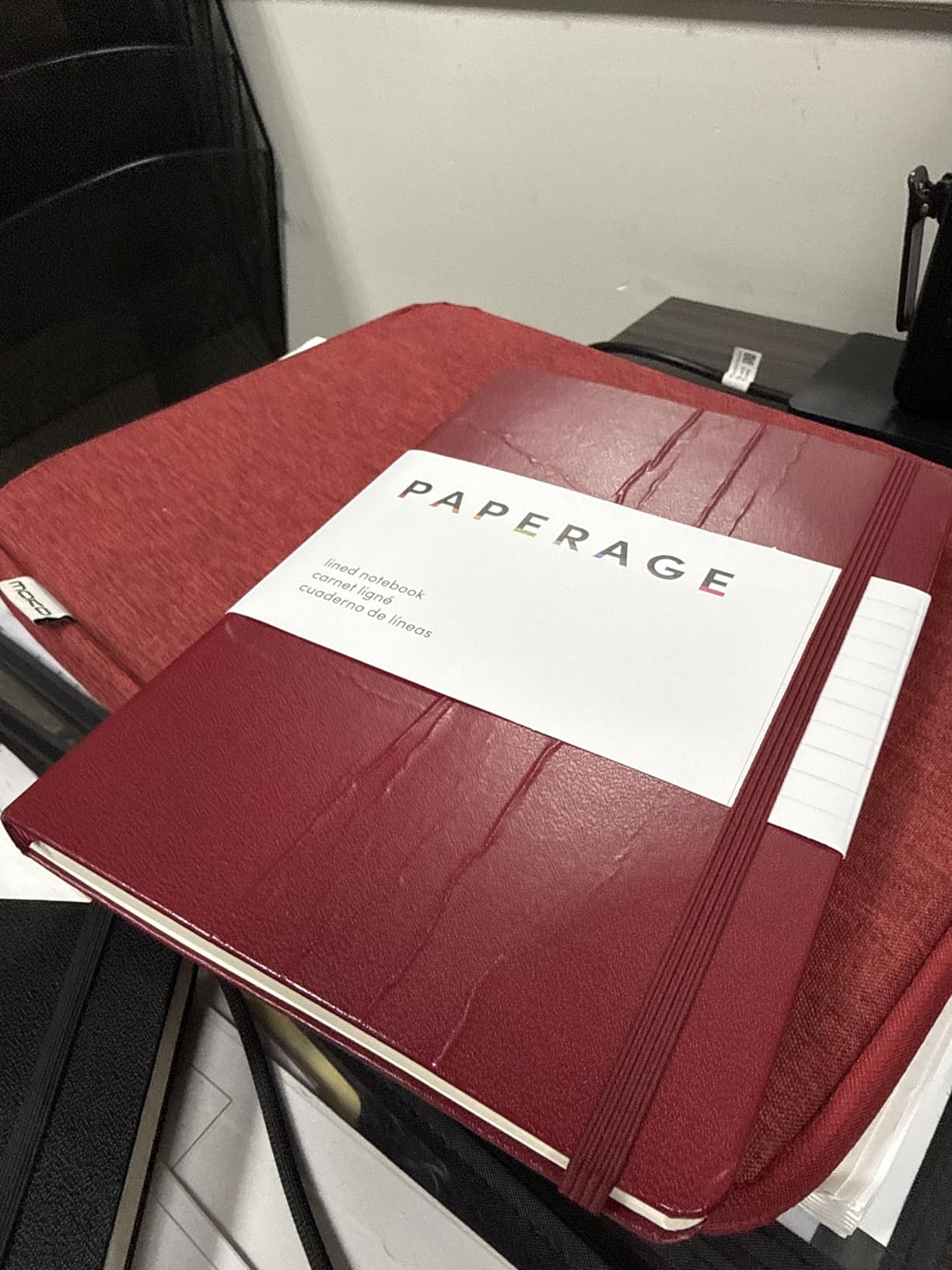 PAPERAGE Lined Journal Notebook, Hardcover Journal for Women & Men, 160 Pages, (5.6 in x 8 in), College Ruled Journaling Notebook for Work, School Supplies & Note Taking, (Dark Green) customer photo 1