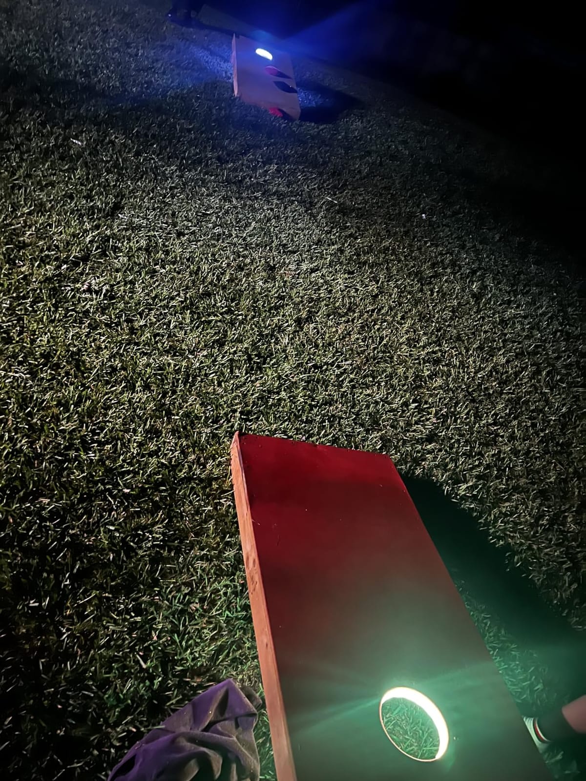 Brightz LED Cornhole Board Ring Lights, 2-Pack - 48-Hour Battery Life customer photo 1