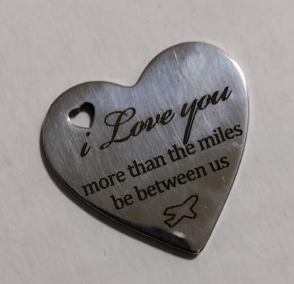 Qunrwe Pocket Hug Token,Long Distance Gifts Keepsake,Double Sided Inspirational Thinking of you Gift with Leather Keychain customer photo 2
