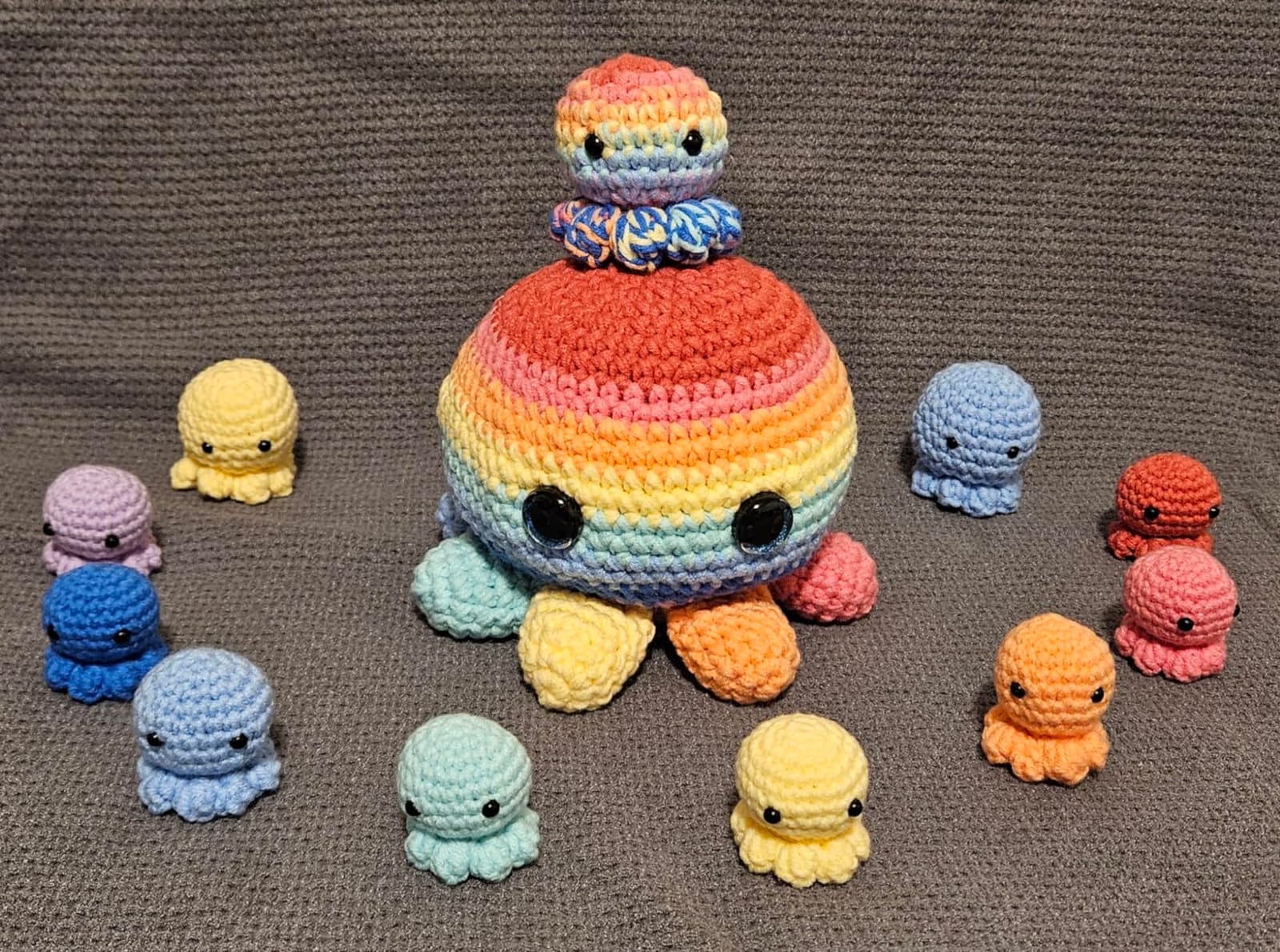 Crochetta Crochet Kit for Beginners, Beginner Crochet Starter Kit w Step-by-Step Video Tutorials, Learn to Crochet Kits for Adults Women Men, DIY Knitting Supplies, Axolotls (Blue and Pink) customer photo 1