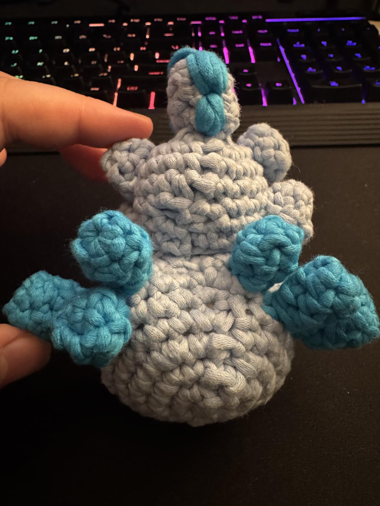 Crochetta Crochet Kit for Beginners, Beginner Crochet Starter Kit w Step-by-Step Video Tutorials, Learn to Crochet Kits for Adults Women Men, DIY Knitting Supplies, Axolotls (Blue and Pink) customer photo 2