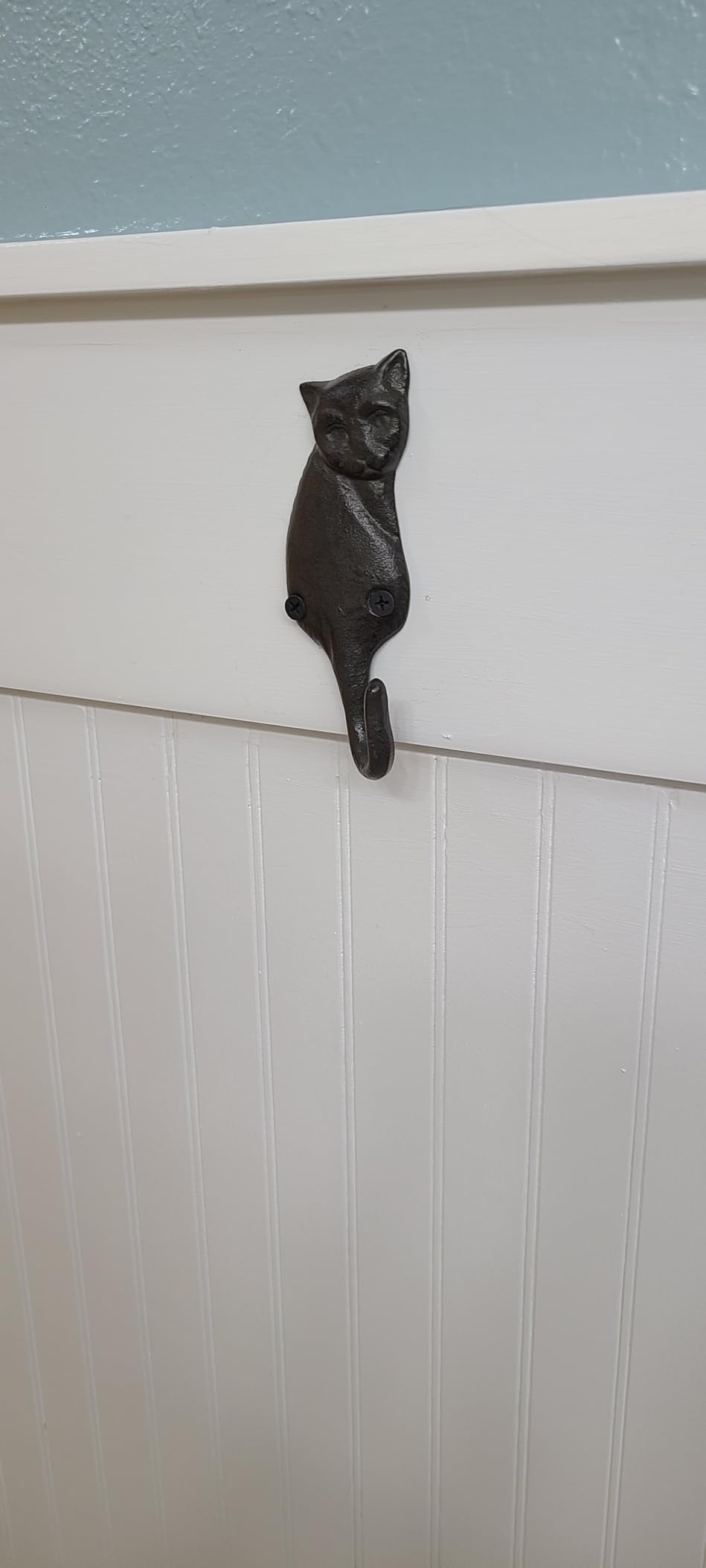 Owl Decorative Cast Iron Coat Hooks, Rustic Animals Key Wall Hanger customer photo 1