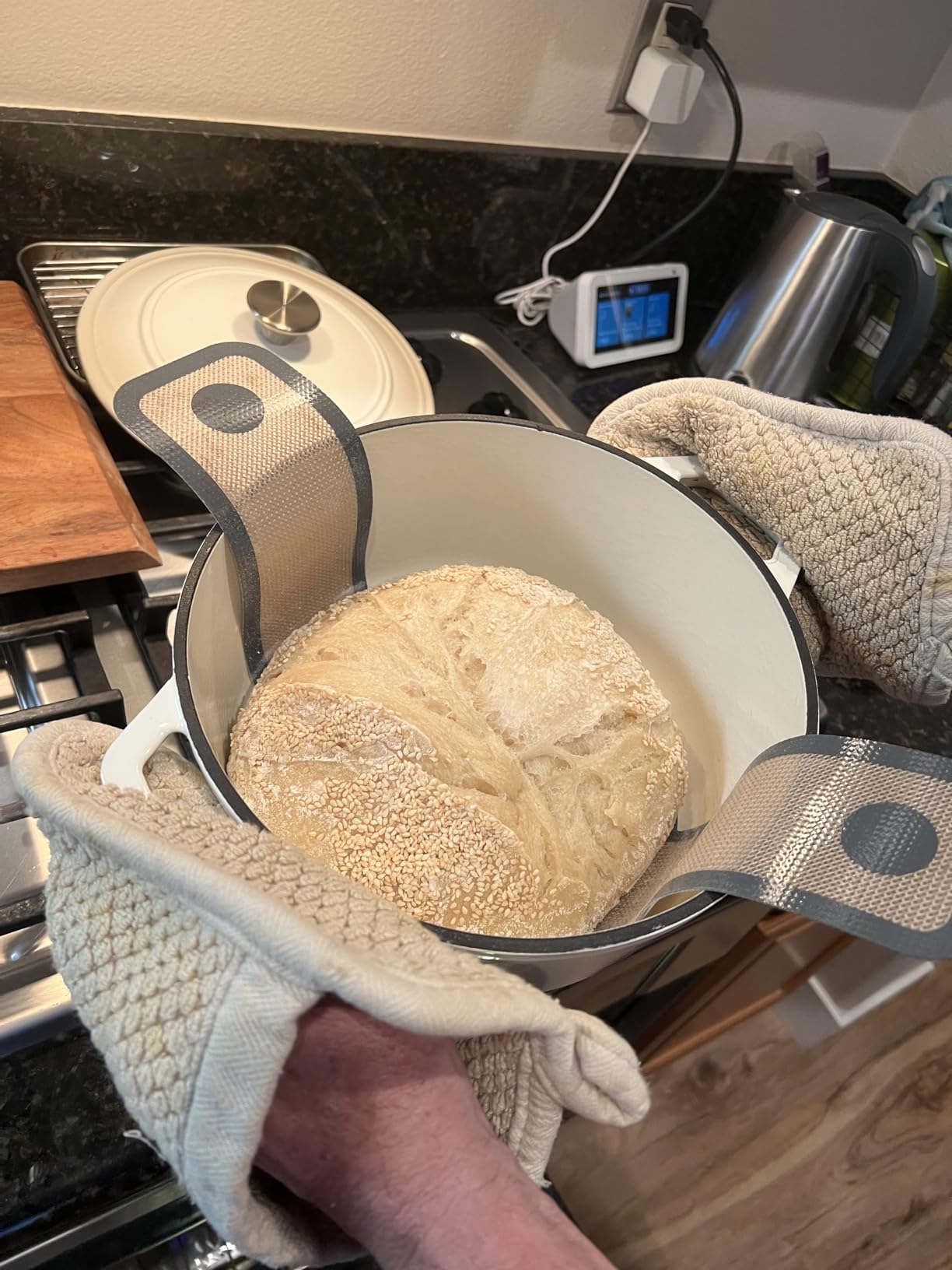 Koolstuffs Sourdough Silicone Bread Sling for Dutch Oven, 2 Pack customer photo 2
