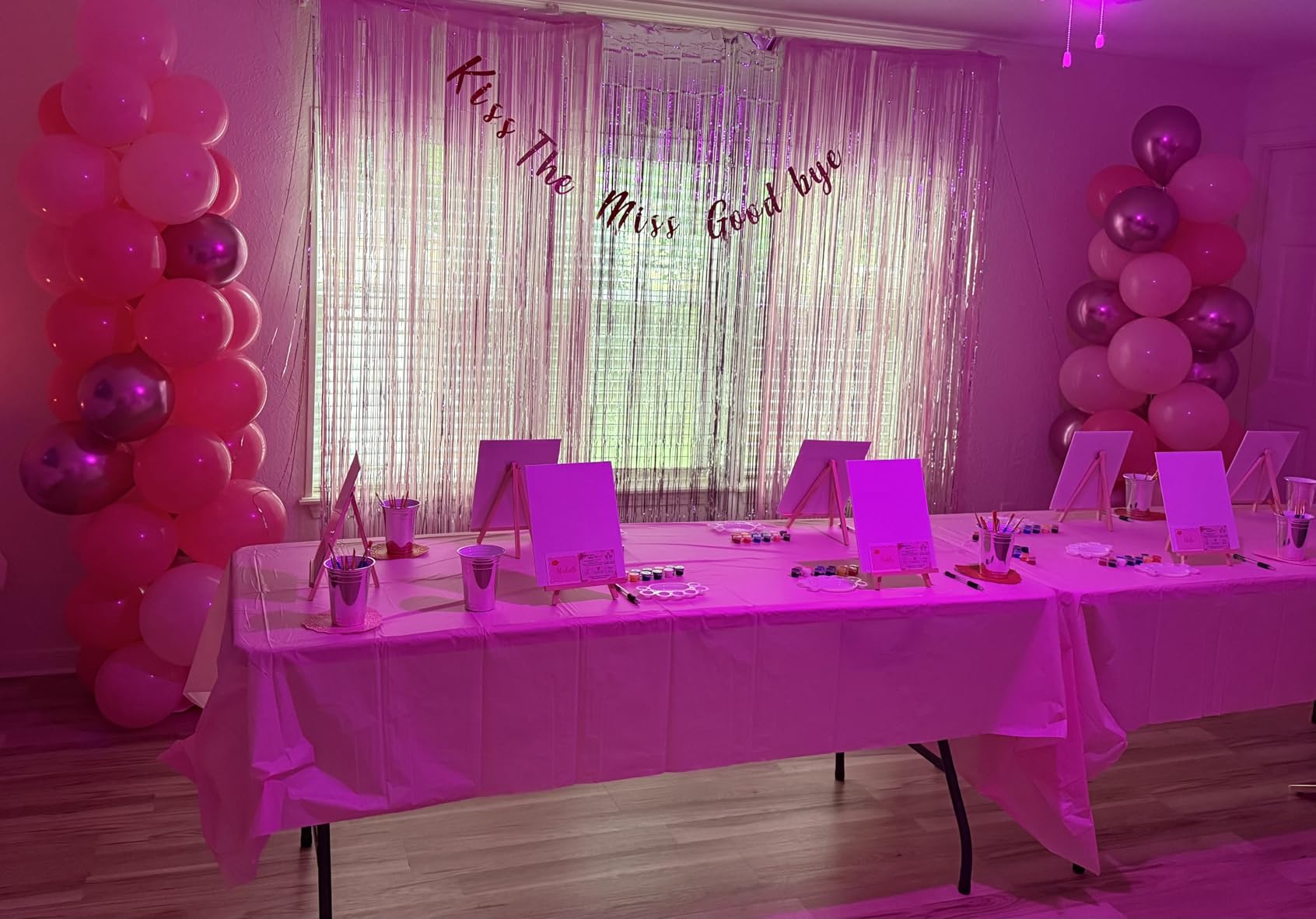 Pink Balloons Metallic Pink Balloon, 50Pcs 12Inch Hot Pink Chrome Pink Latex Balloons Light Pink Balloon and Dark Magenta Pink Balloons for Birthday,Baby Shower,Princess Theme Party Decorations customer photo 2