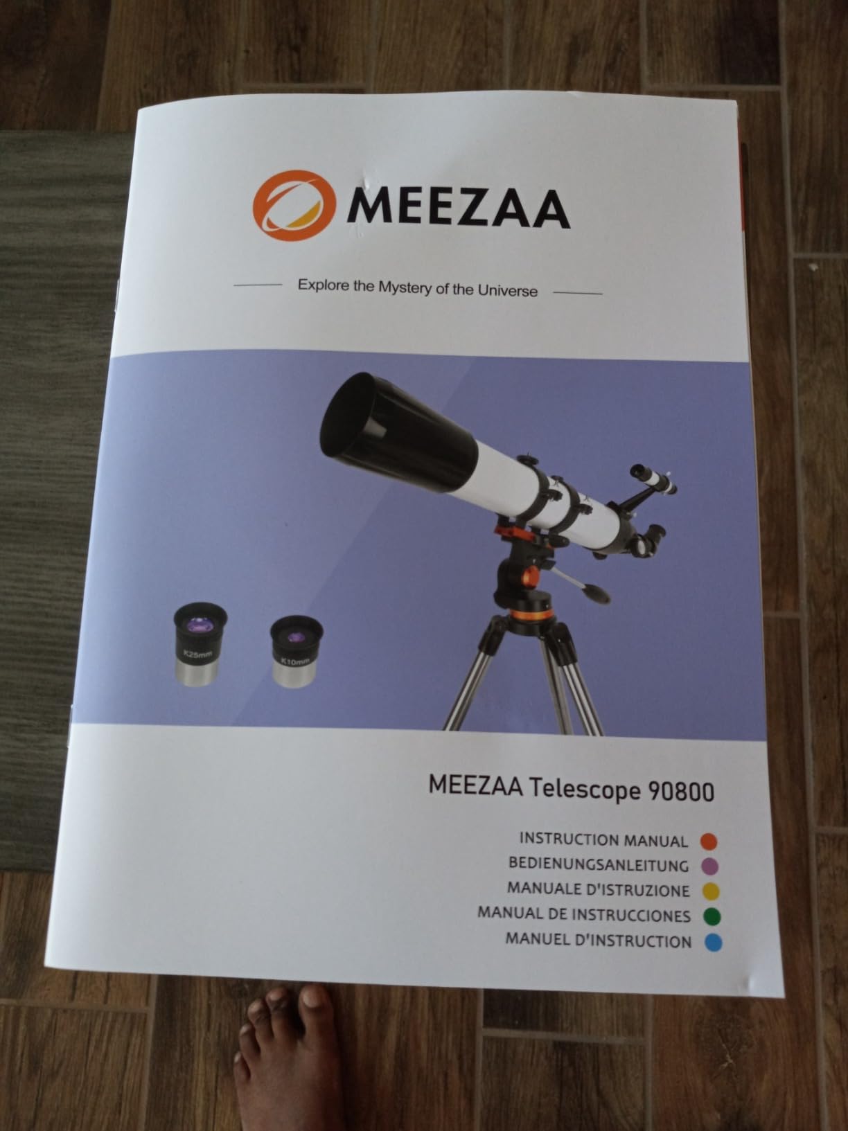 MEEZAA Telescope for Adults High Powered, 90mm Aperture 800mm Refractor customer photo 1