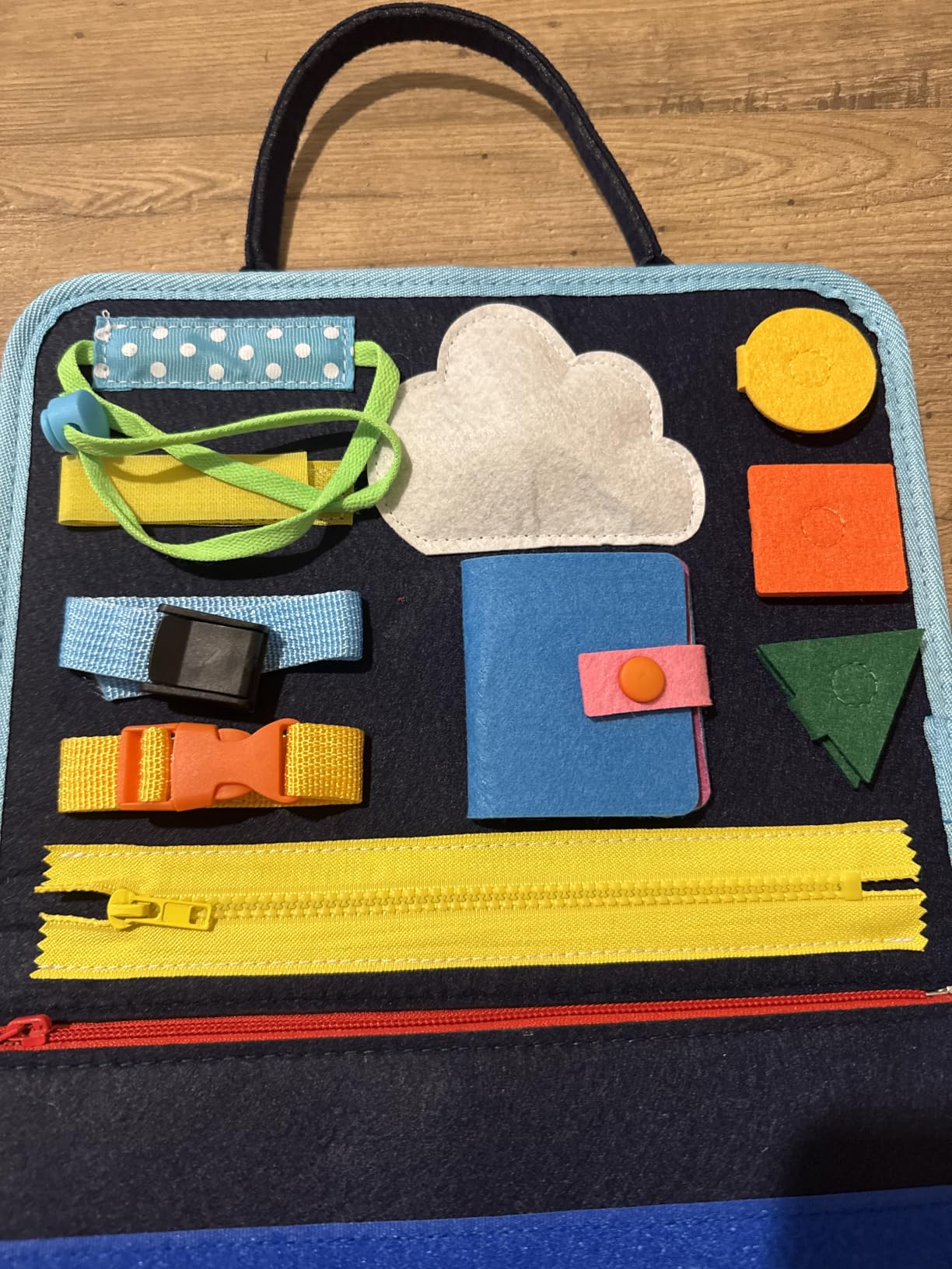 Gojmzo Busy Board Montessori Toys for Toddler Boy Girl Gifts Busy Book | Sensory Toys, Airplane Car Travel Toy, Learning Educational Toys, Activity Book, Toddler Activities, Fine Motor Skills customer photo 1