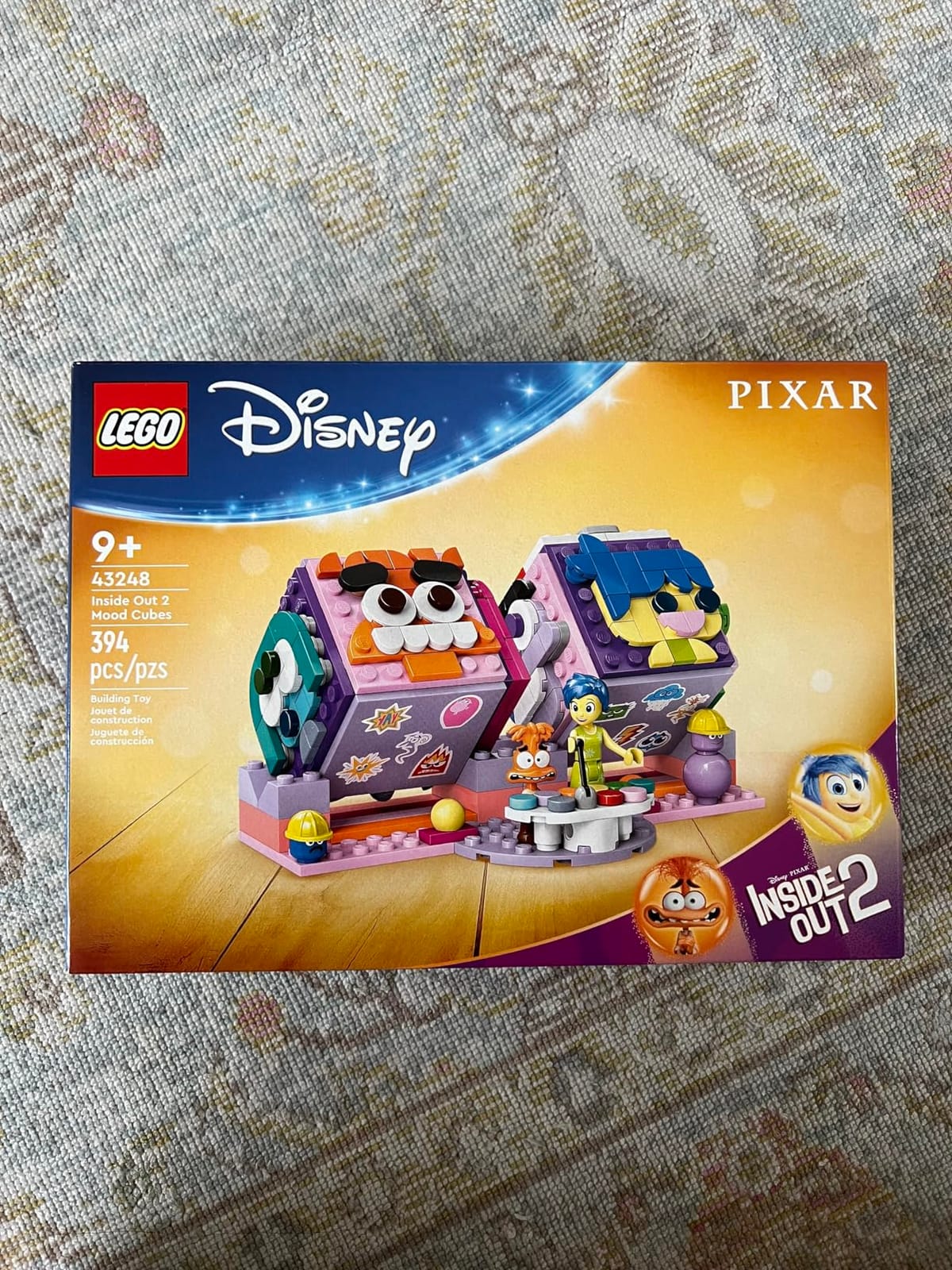 LEGO|Disney Inside Out 2 Mood Cubes from Pixar, Disney Toy Building Kit from The Movie, Fun Fantasy Toy to Share Emotions, Disney Gift Idea for Movie Fans, Girls and Boys, 43248 customer photo 2