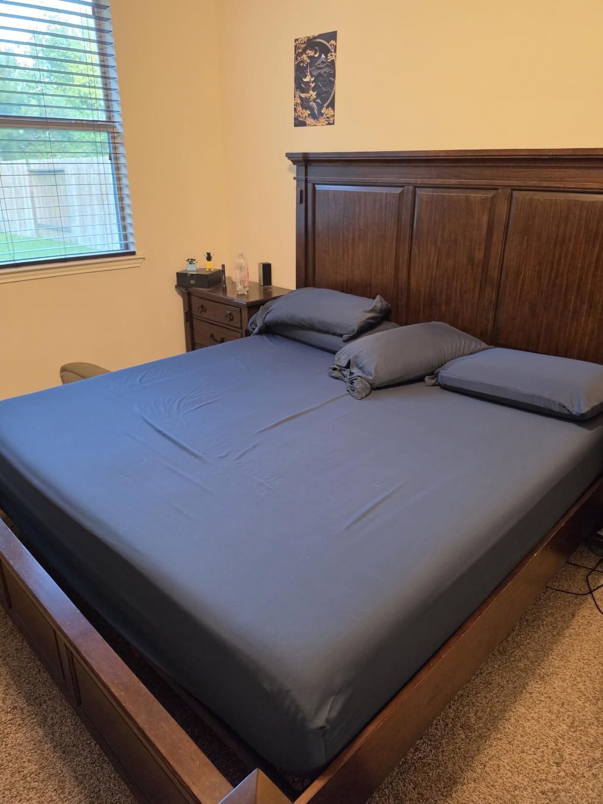 DECOLURE 100% Viscose Derived from Bamboo Sheets Queen Size | 6 Pc Bed Set customer photo 2
