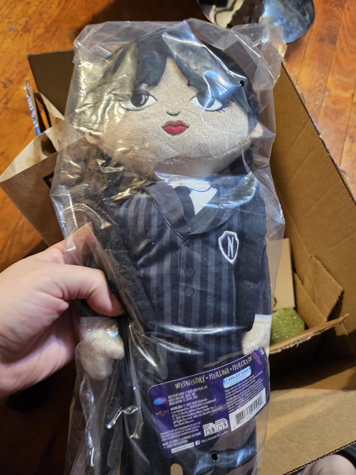 WEDNESDAY Large 15.5-inch Plush Doll customer photo 1