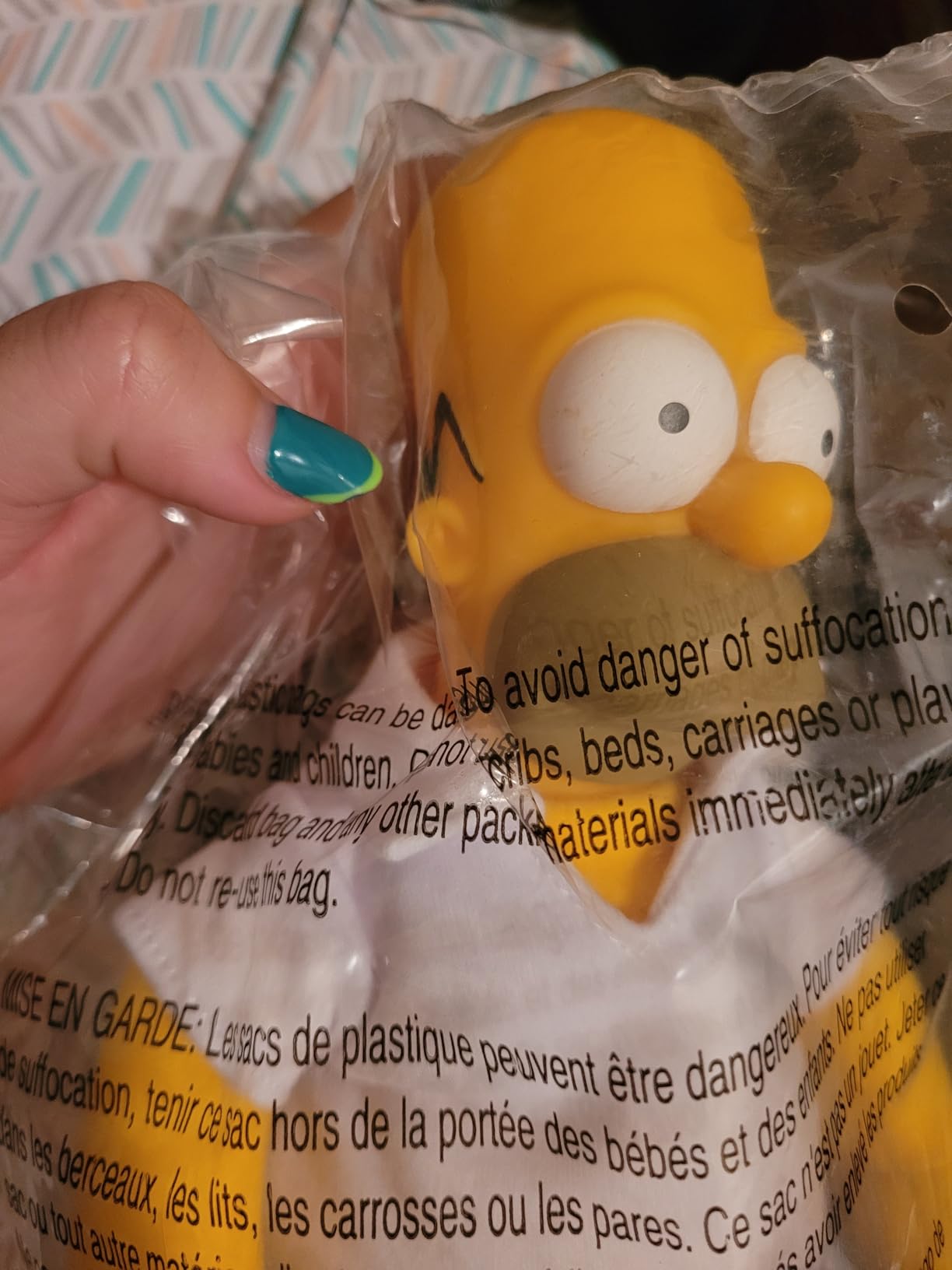 Disney The Simpsons Homer Plush Features Soft Fabric Body with Sculpted Head Officially Licensed by Disney customer photo 1