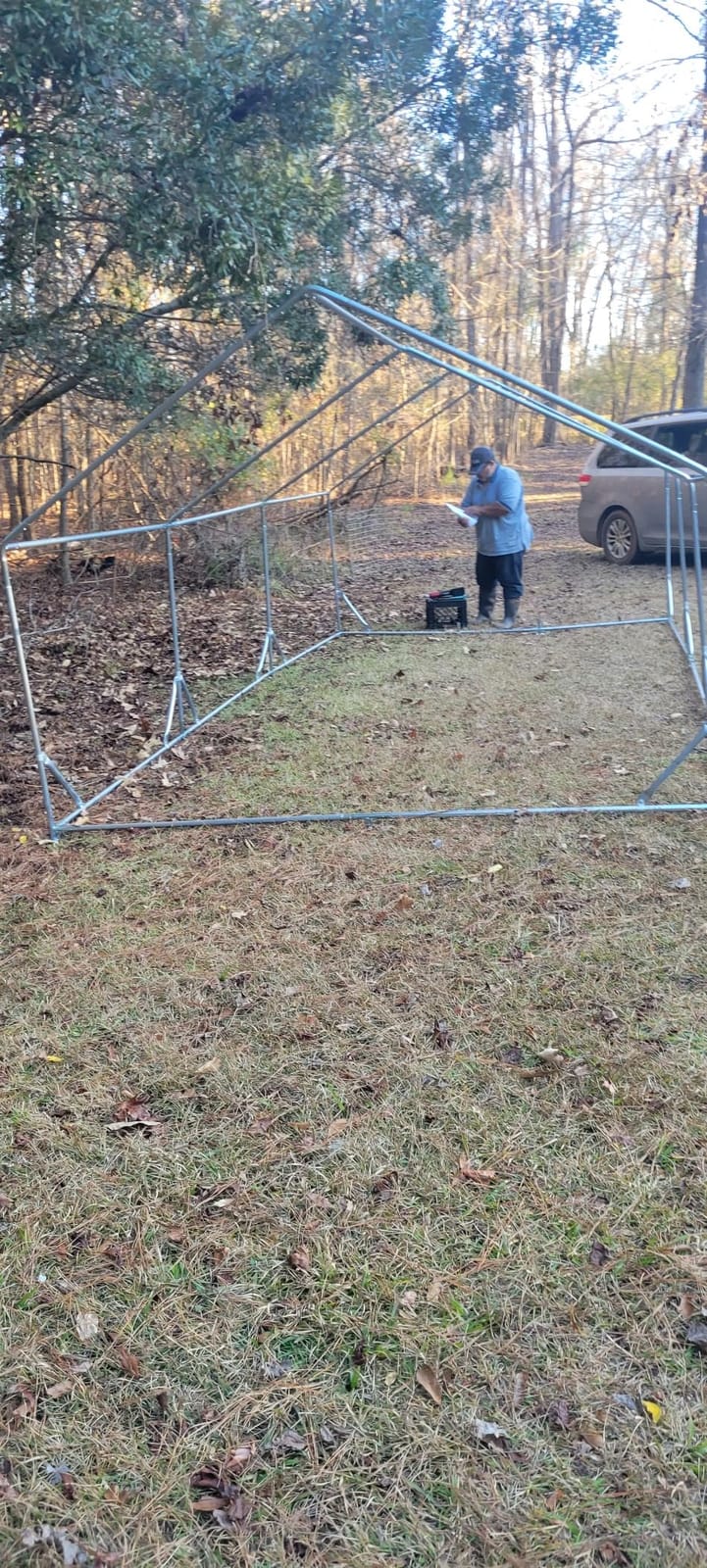 Quictent Large Metal Chicken Coop Run for 30+ Poultry w/Side Hardware Cloth customer photo 2