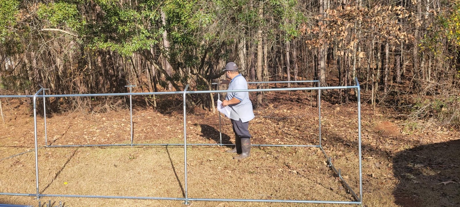 Quictent Large Metal Chicken Coop Run for 20+ Poultry w/Side Hardware Cloth customer photo 2