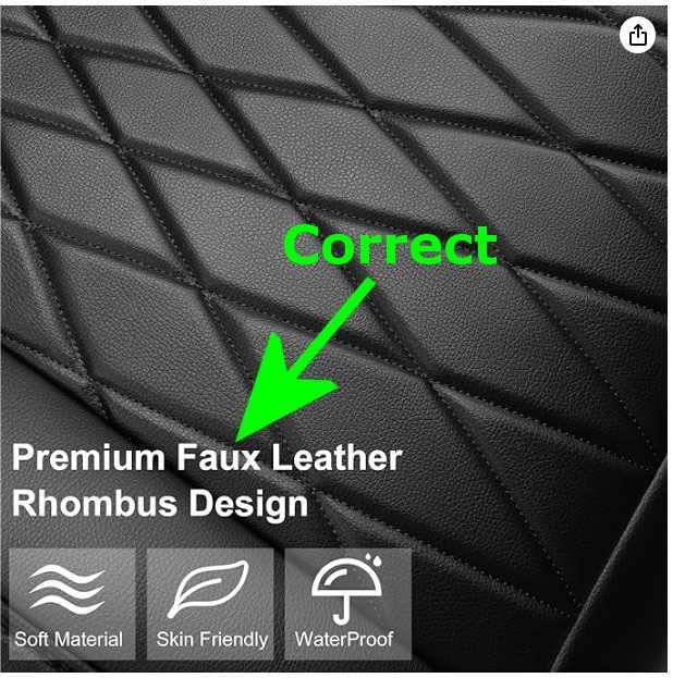 CAR PASS 2 Pack Leather Front Car Seat Covers, Bottom Seat Covers Full Wrapped with Storage Pocket, Anti-Slip Leather Seat Protectors, Waterproof Seat Cushion Pad Universal Fit Sedan SUV Truck, Black customer photo 1