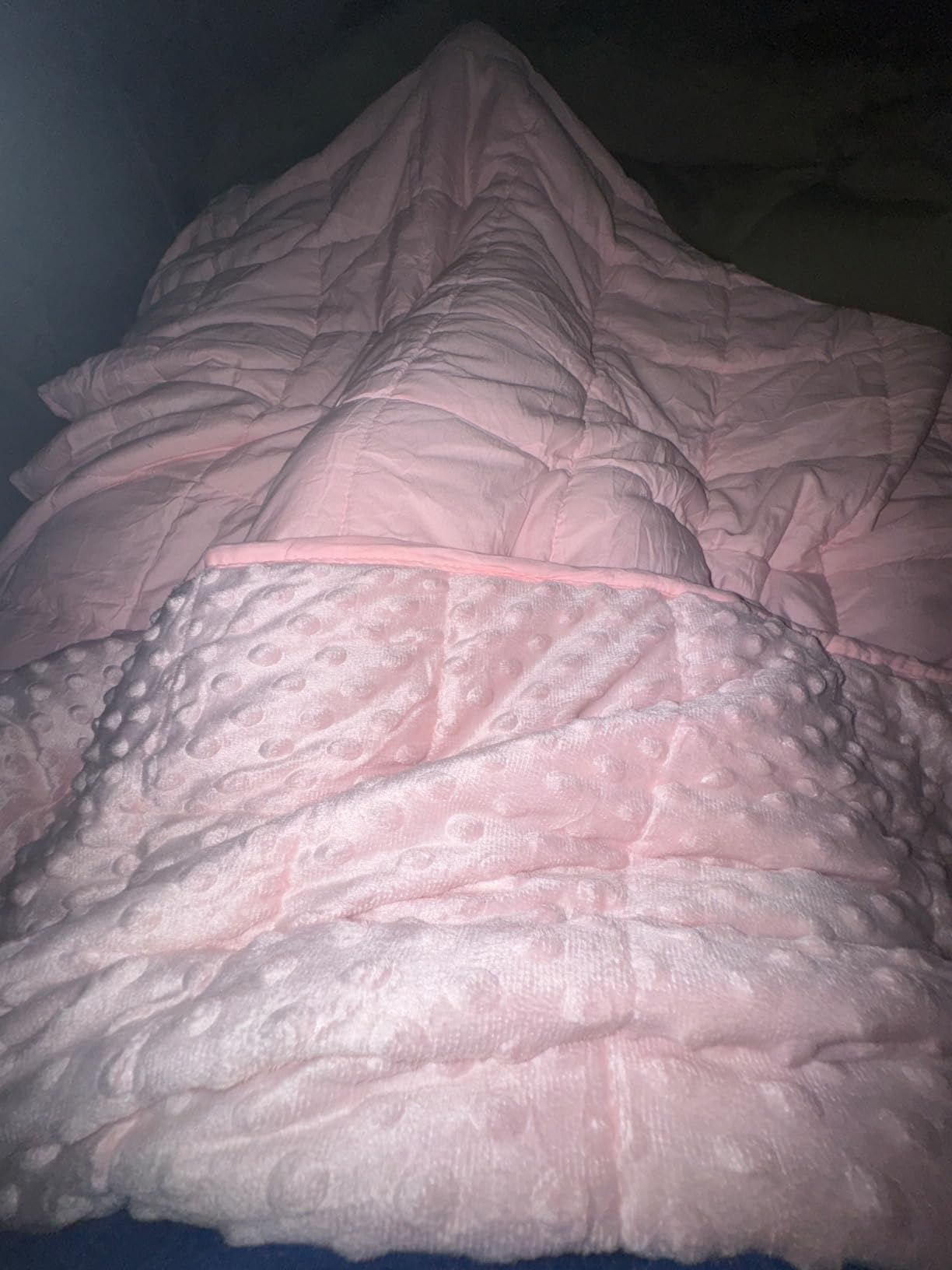 Mr. Sandman Cooling Weighted Blanket for Adults, Queen Size 15 lbs, 60