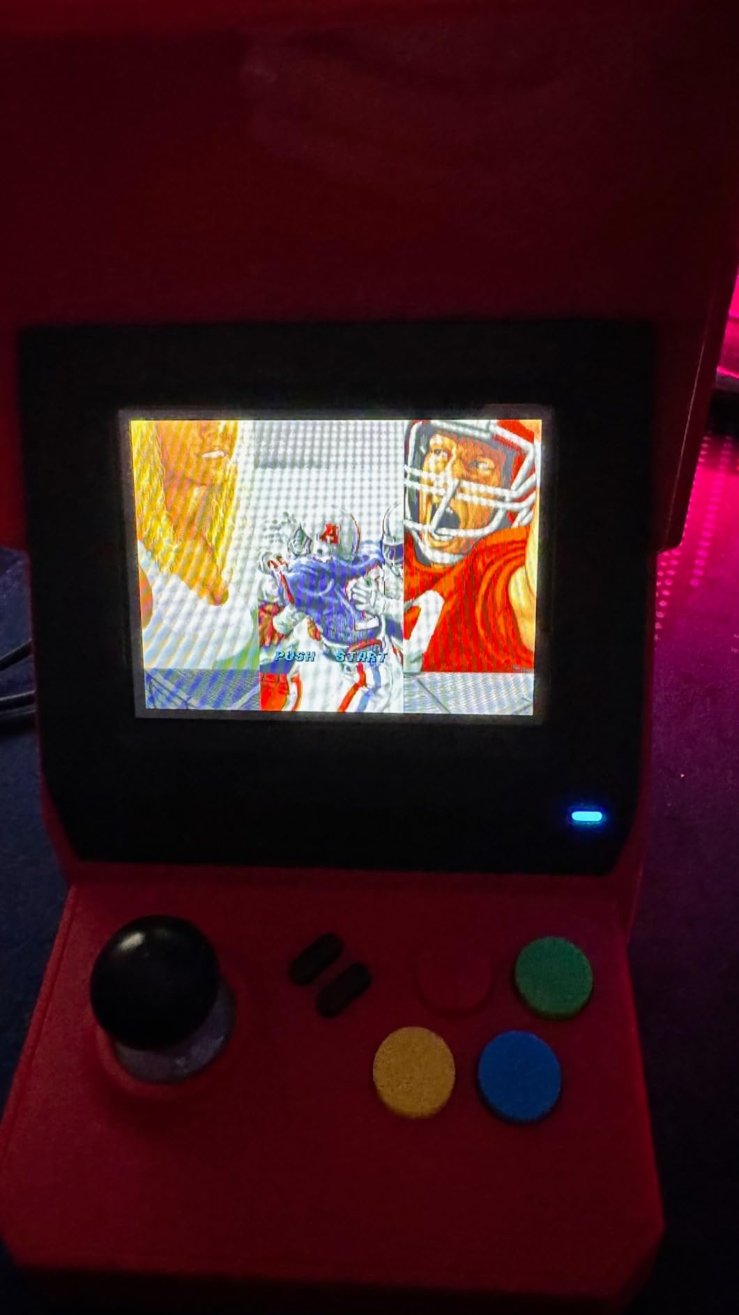 UNICO MVS Mini Home Arcade Machine, 45 Pre-Loaded Classic Games:10 KOF / 5 Metal SLUG / 7 Fatal FURY / 6 Samurai SHODOWN and More, 3.5inch Screen, HDMI and Gamepads Port customer photo 1