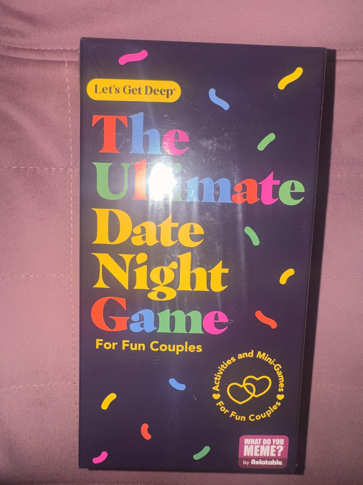 The Ultimate Date Night Game, A Fun Couples Game by Relatable | Relationship Card Game for Home Date Nights, Includes 200 Cards, Spinner, and Instructions customer photo 1