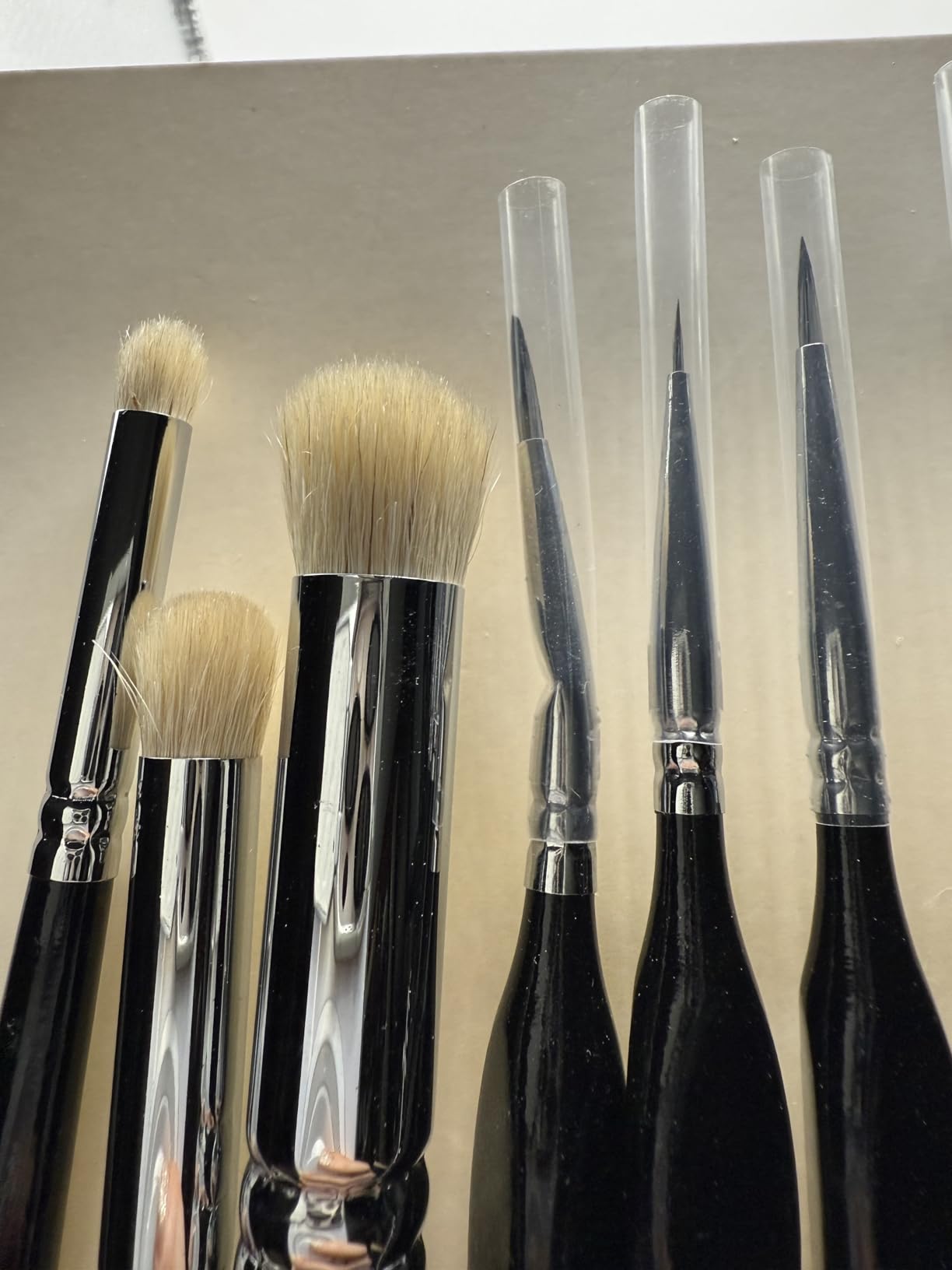 PANDAFLY Detail Paint Brushes Set for Fine Detailing & Art Painting, 15pcs customer photo 2